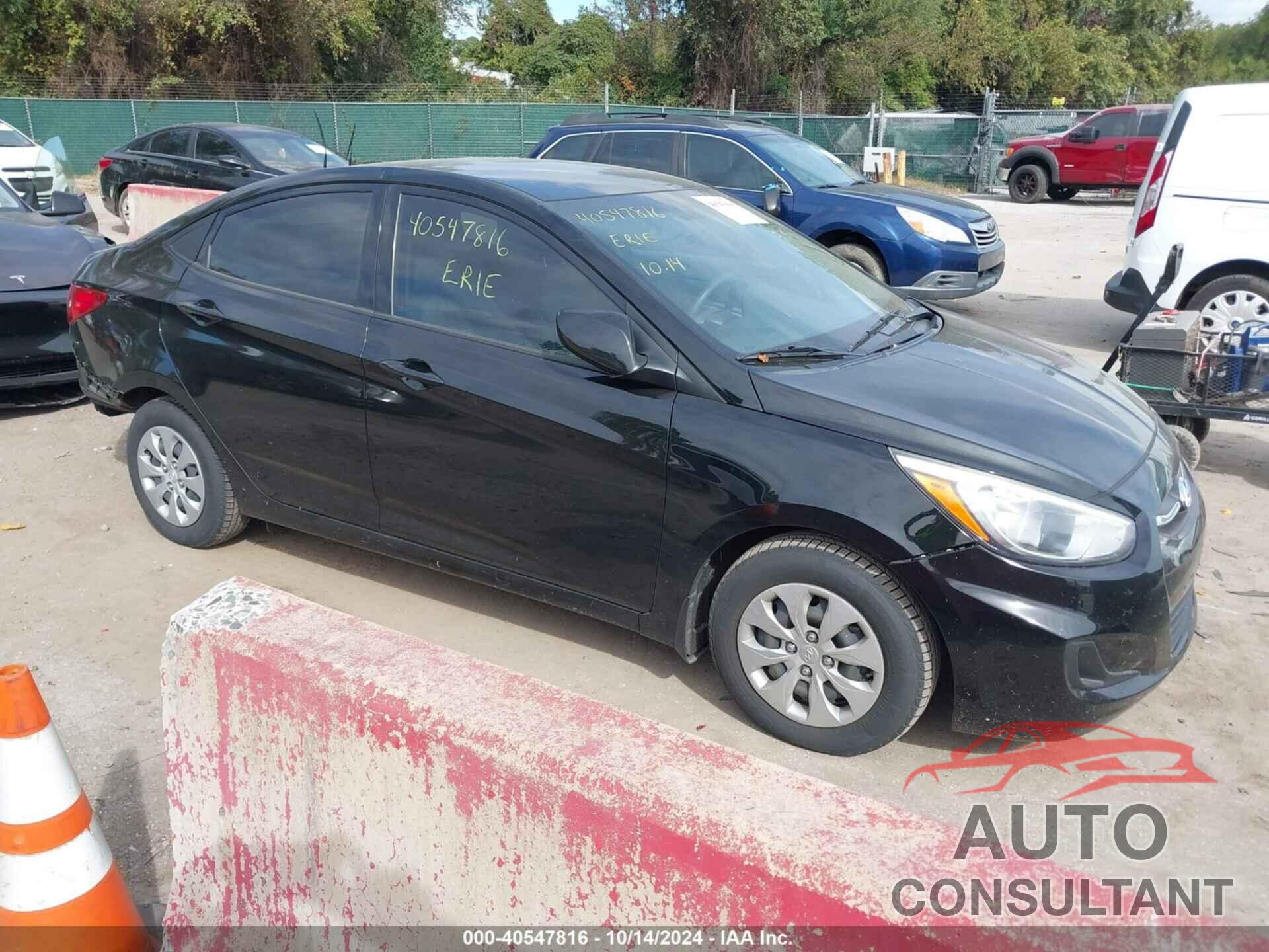 HYUNDAI ACCENT 2016 - KMHCT4AE1GU109796