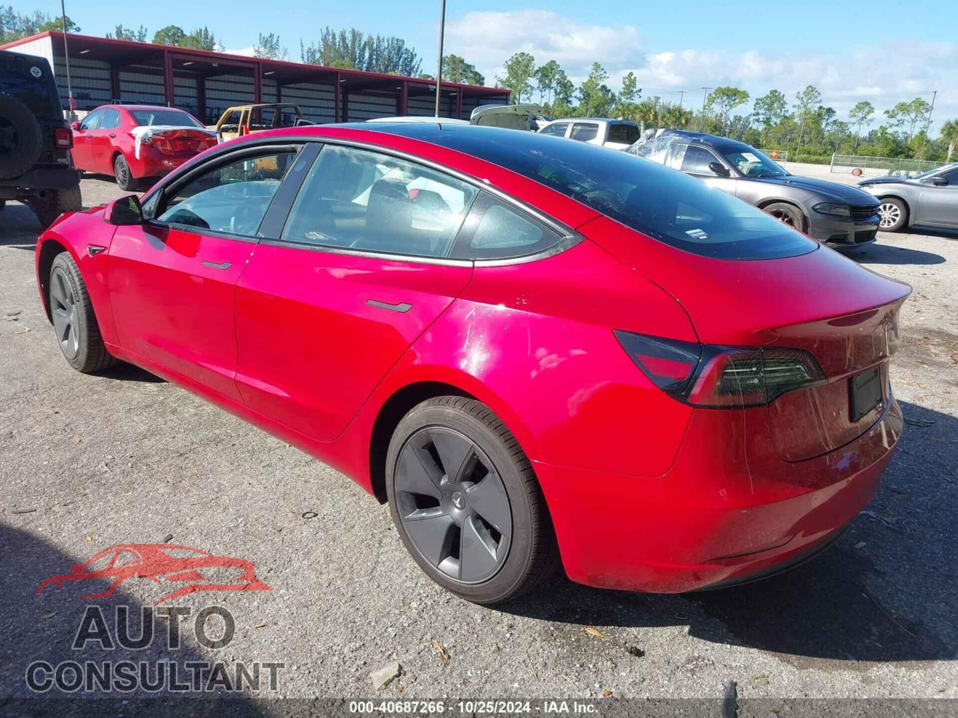 TESLA MODEL 3 2021 - 5YJ3E1EA5MF087956