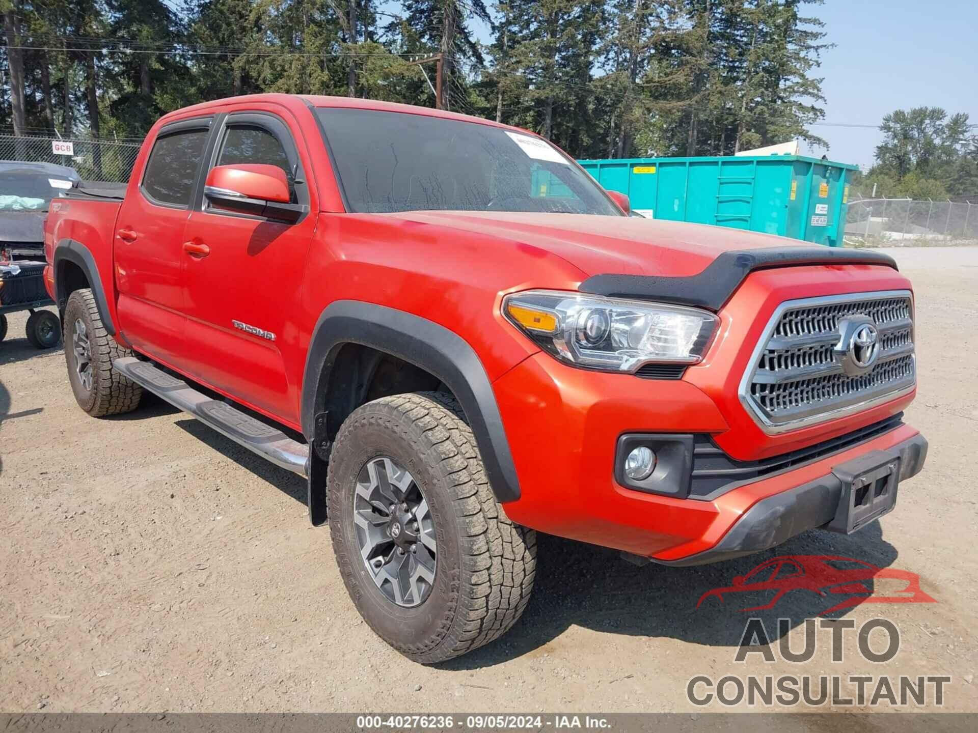 TOYOTA TACOMA 2017 - 3TMCZ5ANXHM075744