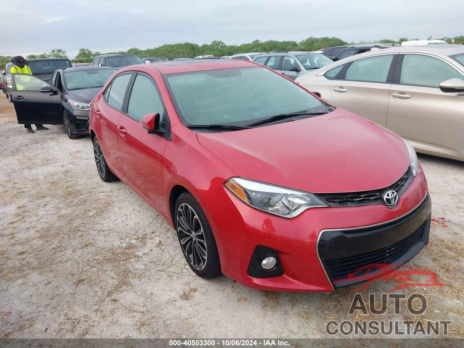 TOYOTA COROLLA 2016 - 2T1BURHE7GC630583