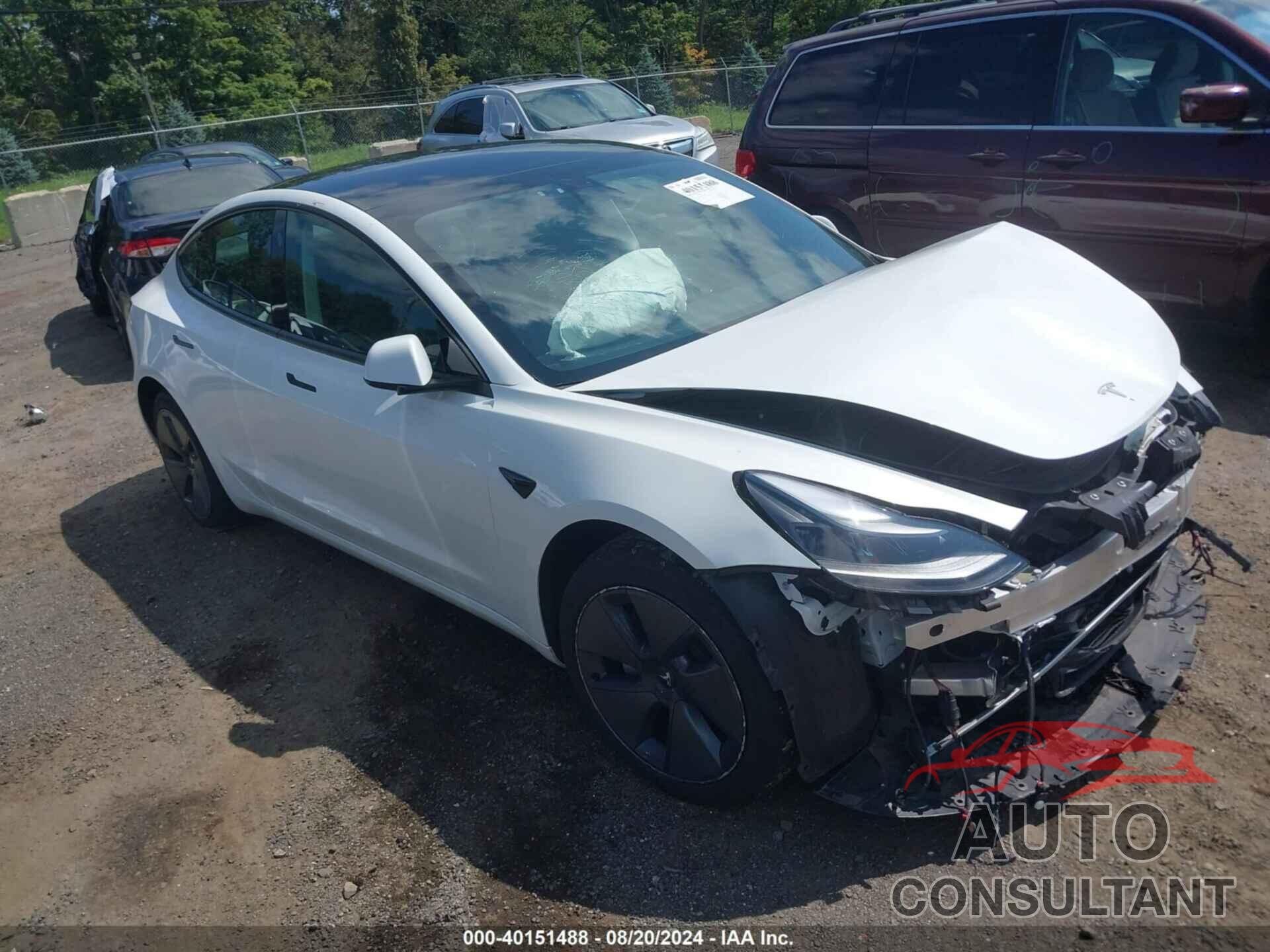 TESLA MODEL 3 2022 - 5YJ3E1EB0NF276217