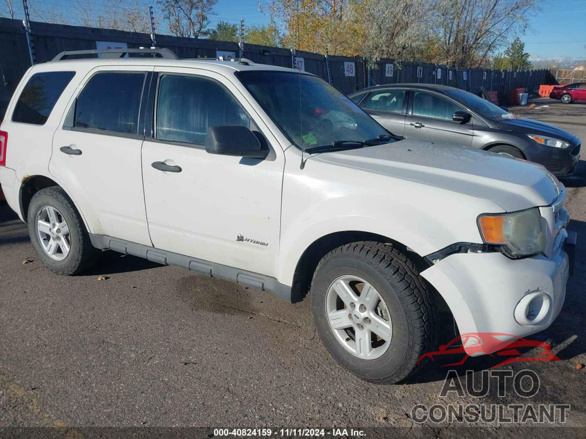 FORD ESCAPE HYBRID 2009 - 1FMCU59379KD13281