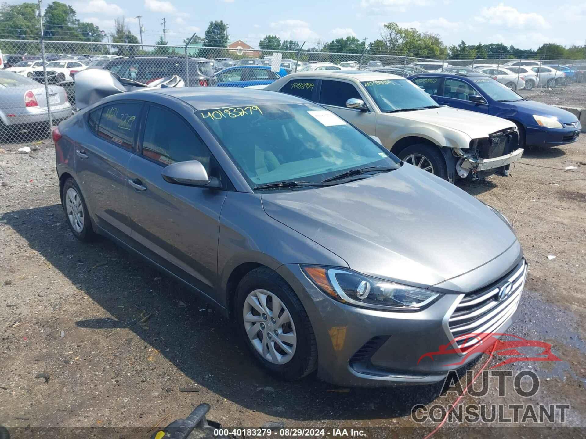 HYUNDAI ELANTRA 2018 - 5NPD74LF7JH399160