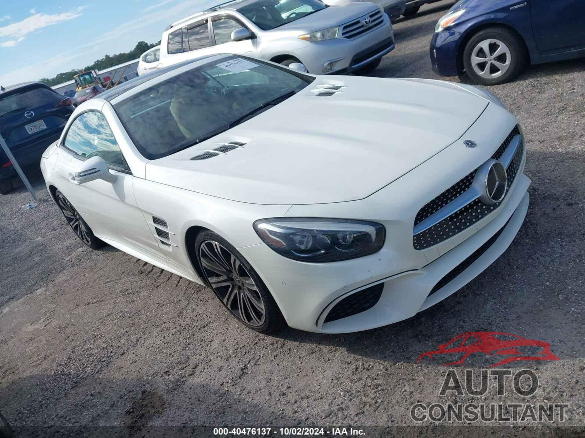 MERCEDES-BENZ SL 2018 - WDDJK6GA5JF051157