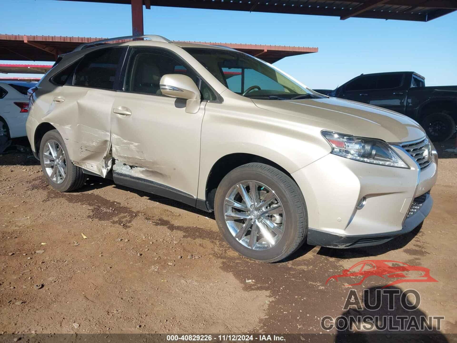 LEXUS RX 350 2014 - JTJZK1BA5E2011811