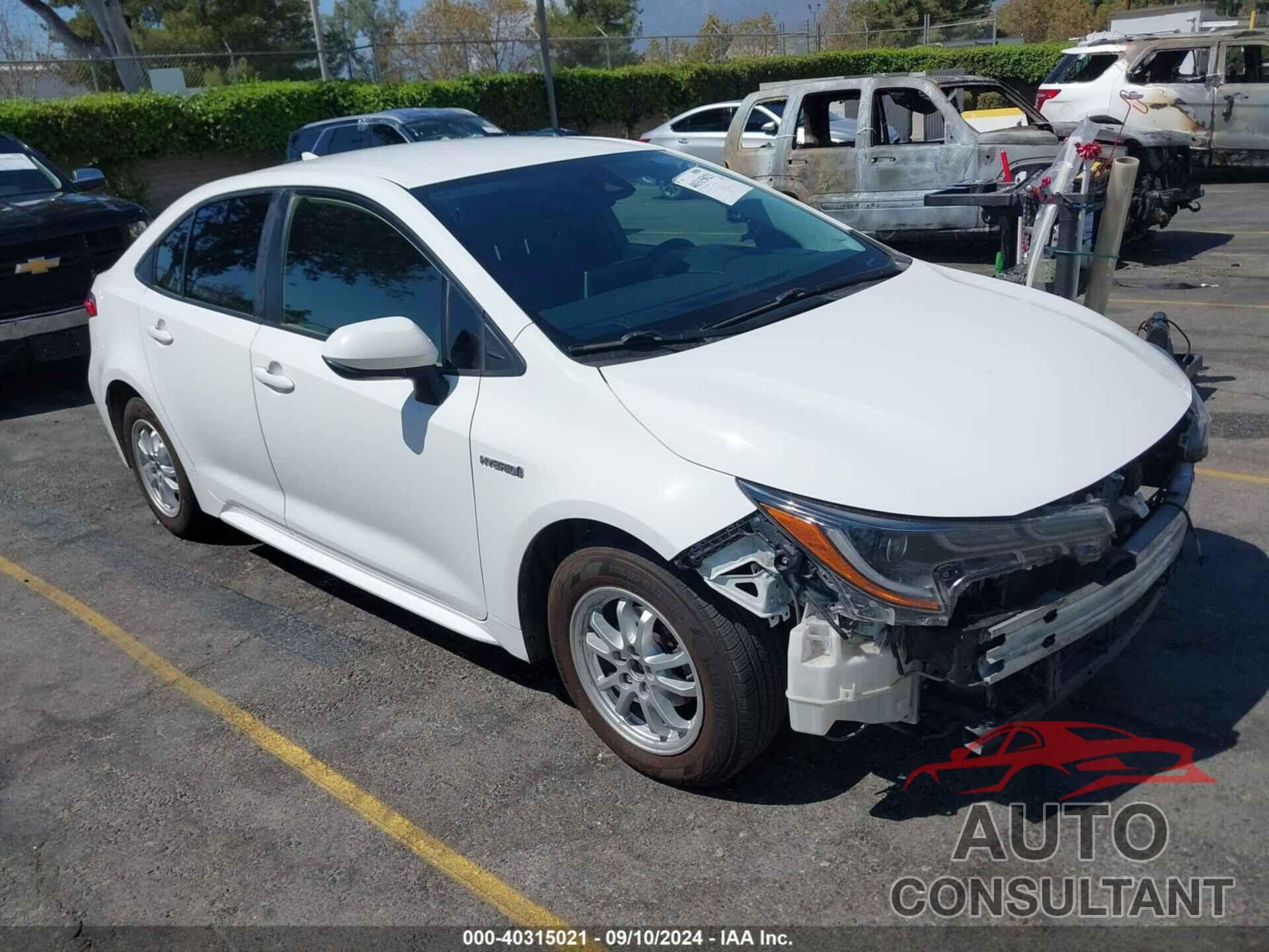 TOYOTA COROLLA 2021 - JTDEAMDE2MJ029970