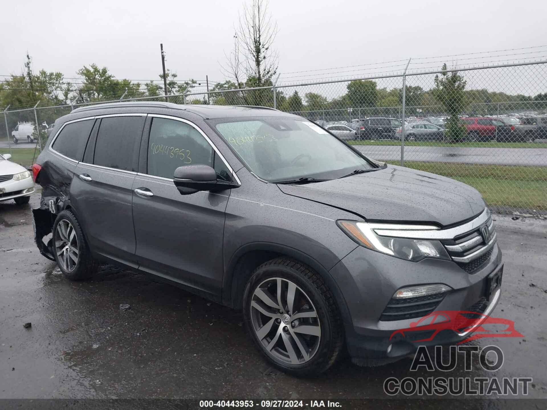 HONDA PILOT 2017 - 5FNYF6H91HB076881