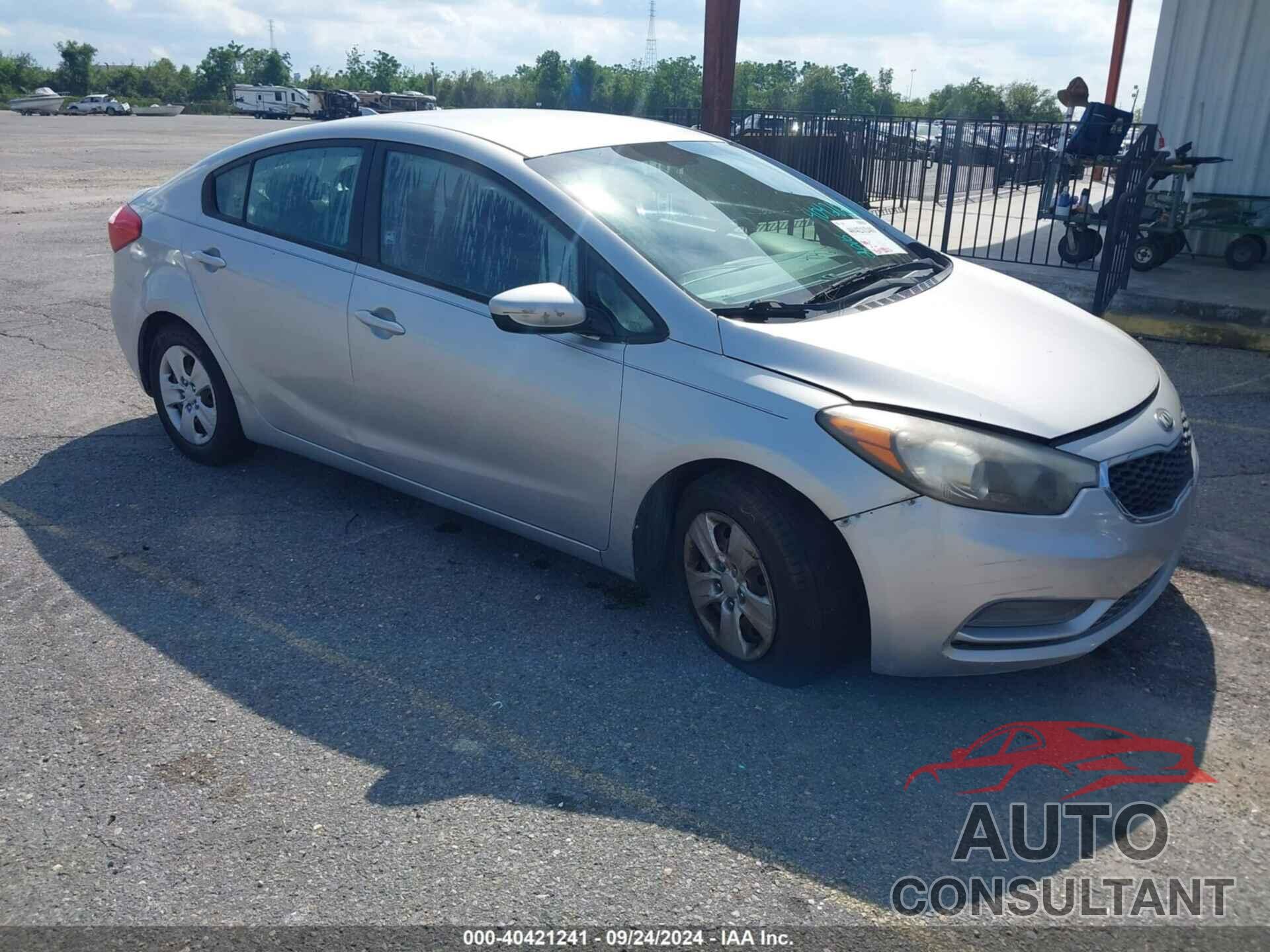 KIA FORTE 2016 - KNAFK4A64G5459010