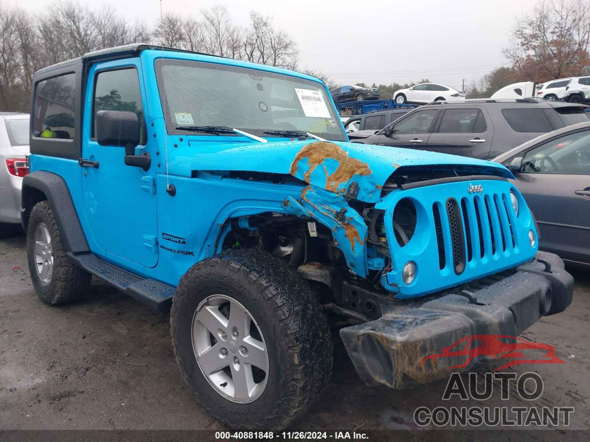 JEEP WRANGLER JK 2018 - 1C4AJWAG4JL813244