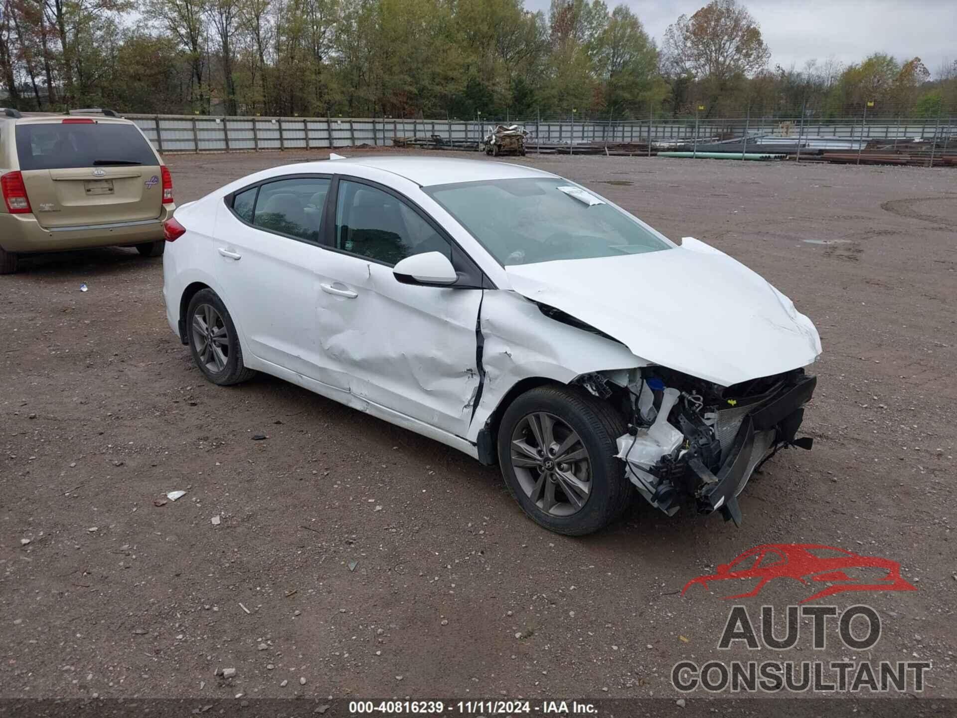 HYUNDAI ELANTRA 2018 - 5NPD84LF8JH346268