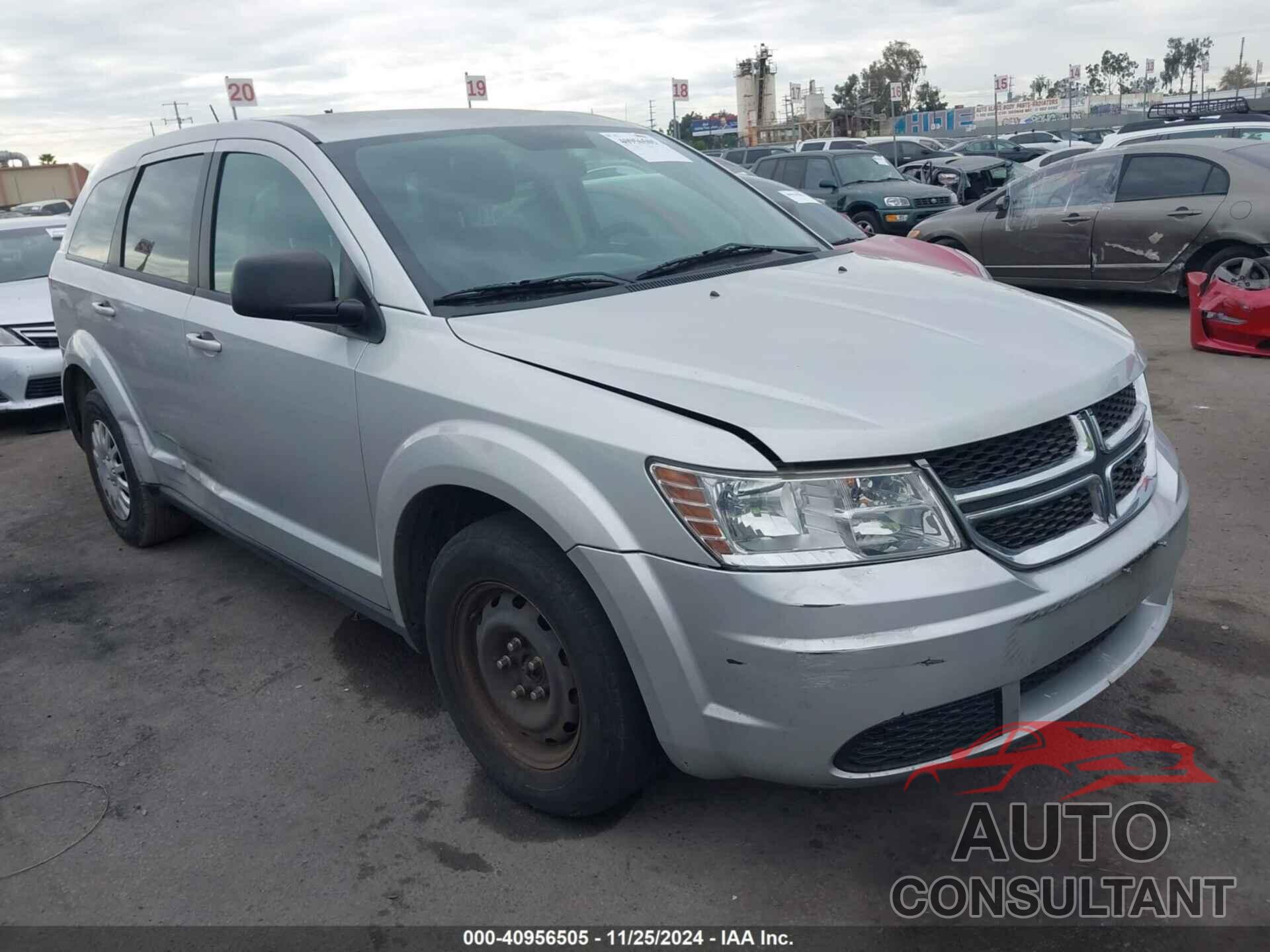 DODGE JOURNEY 2012 - 3C4PDCAB1CT390473