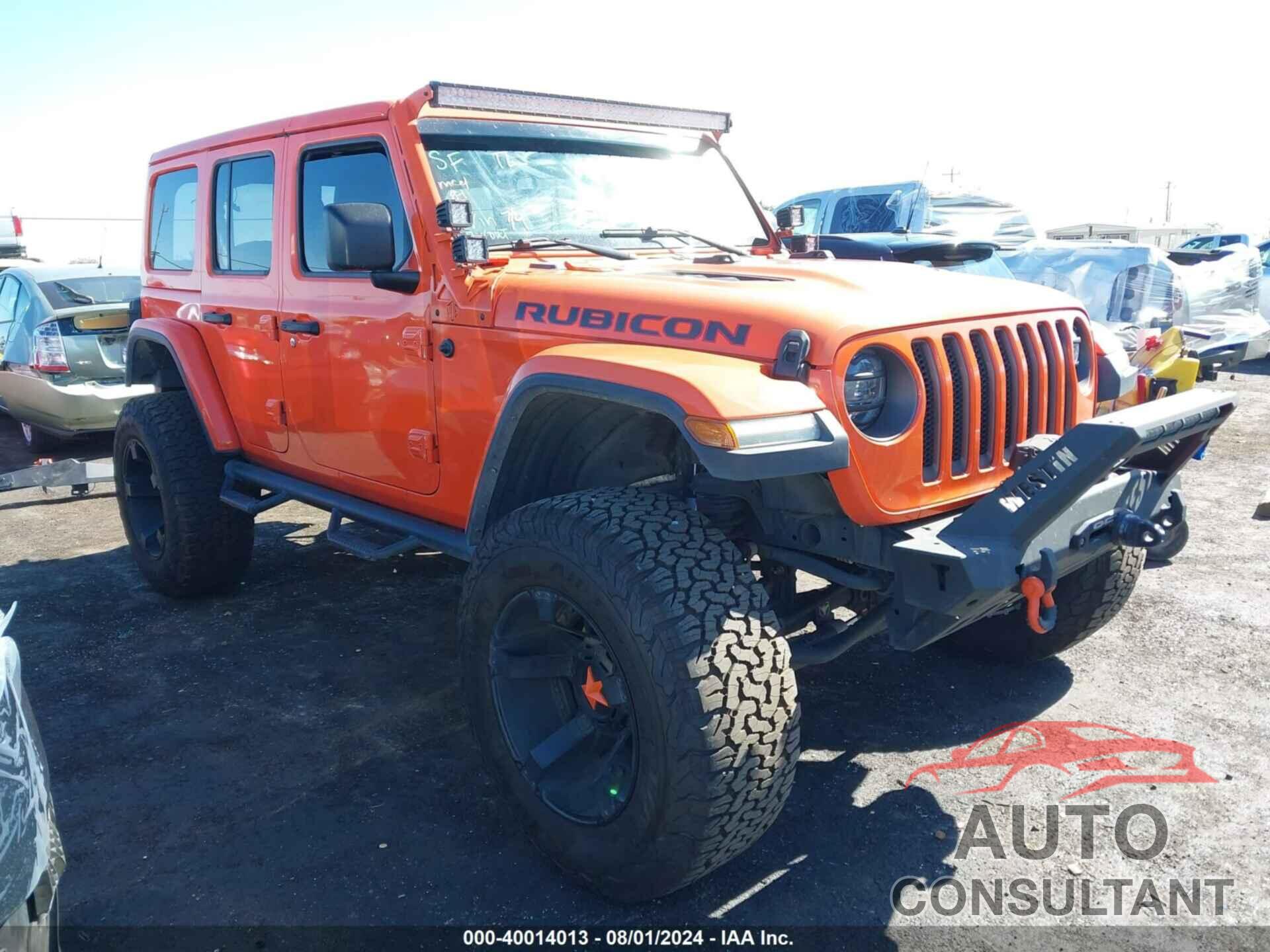 JEEP WRANGLER UNLIMITED 2018 - 1C4HJXFG1JW251718