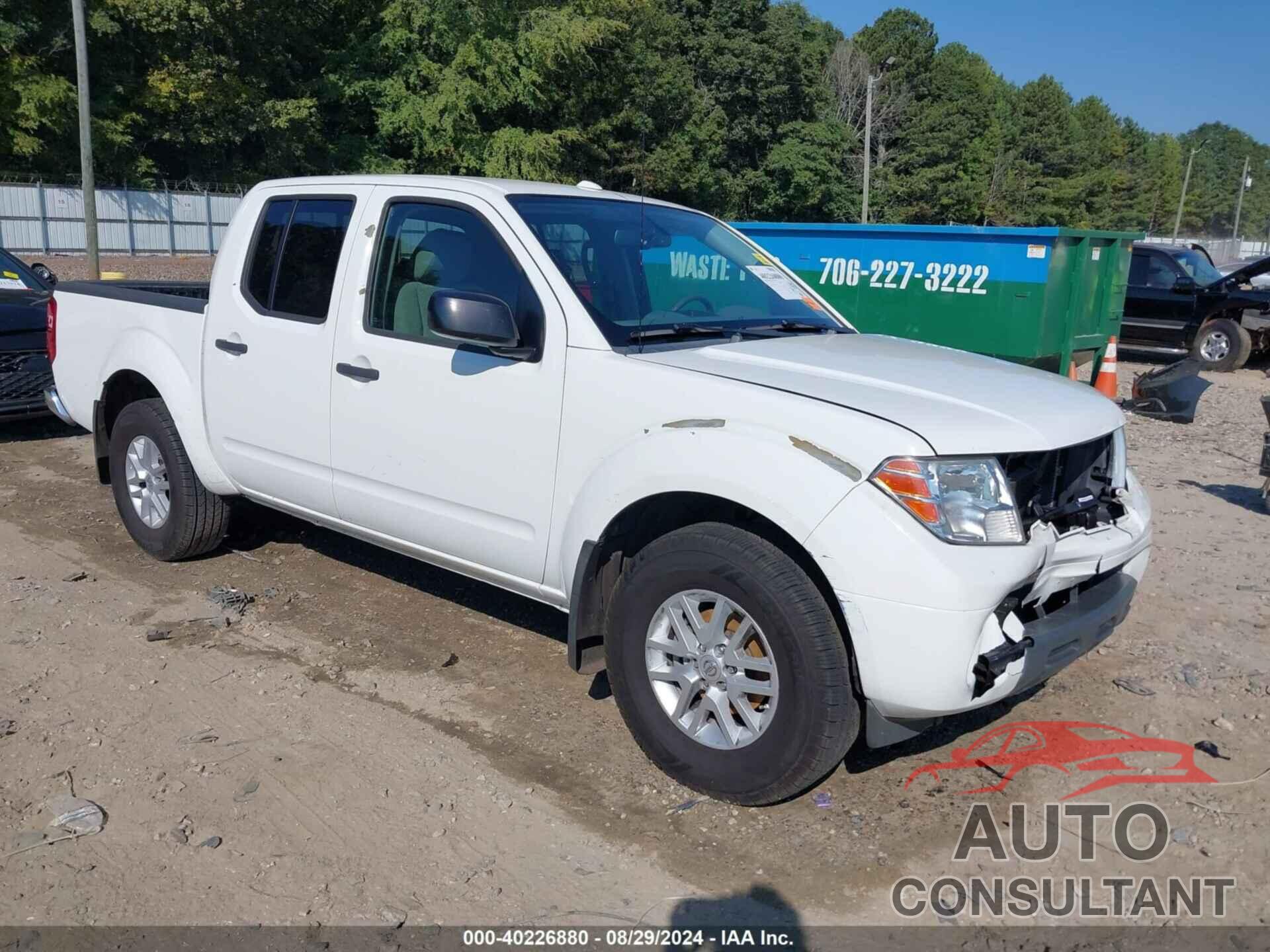 NISSAN FRONTIER 2017 - 1N6DD0ER1HN765811