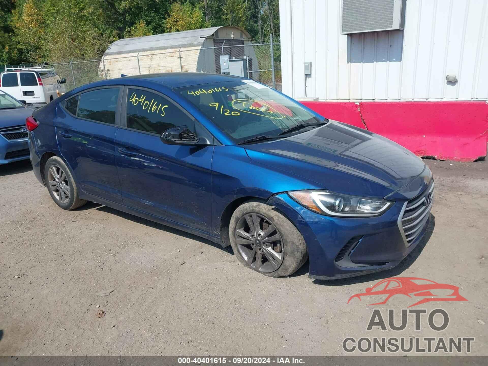 HYUNDAI ELANTRA 2017 - 5NPD84LF0HH041583