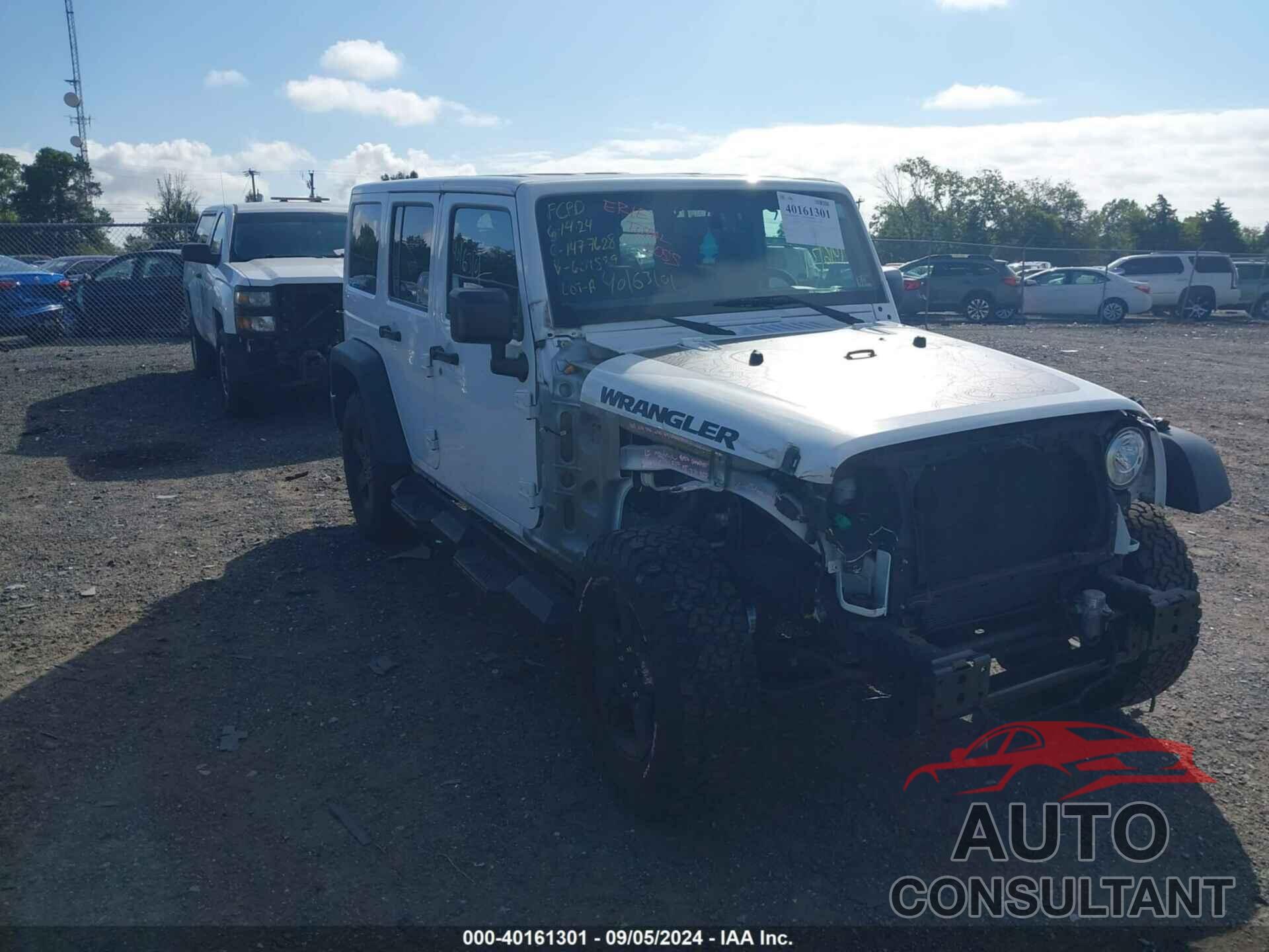 JEEP WRANGLER UNLIMITED 2017 - 1C4HJWDG9HL609589