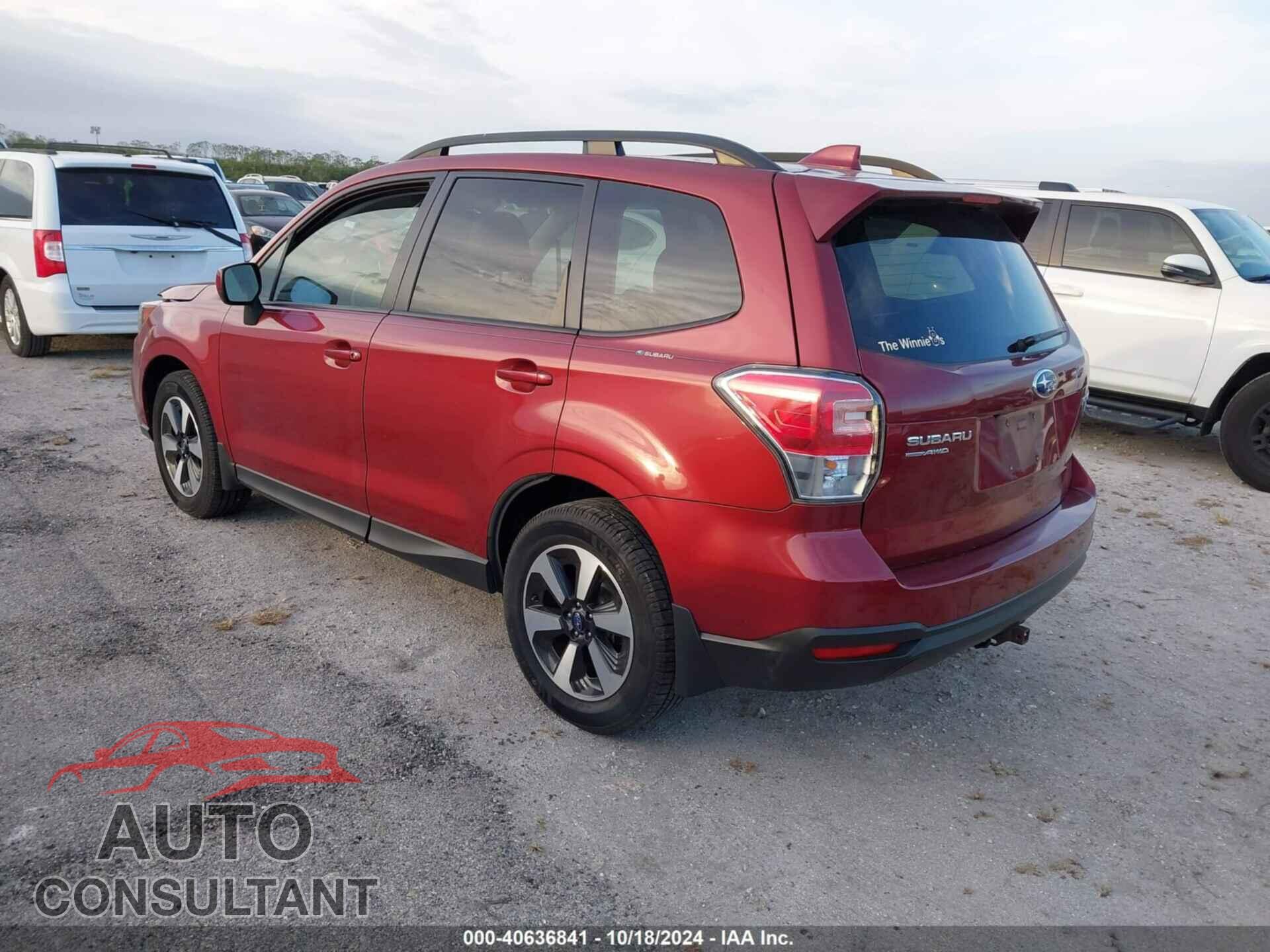 SUBARU FORESTER 2017 - JF2SJAGC9HH451552