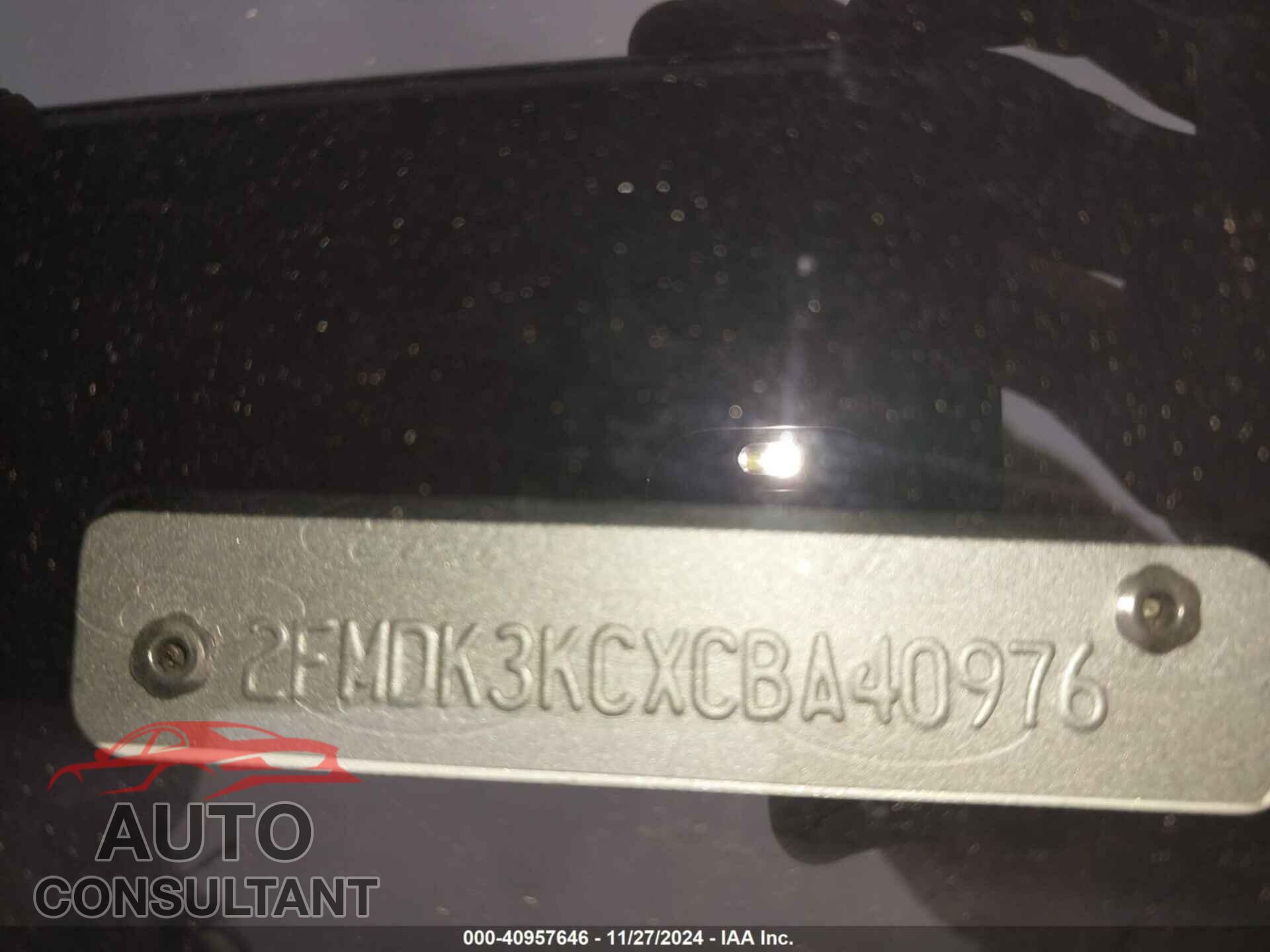 FORD EDGE 2012 - 2FMDK3KCXCBA40976