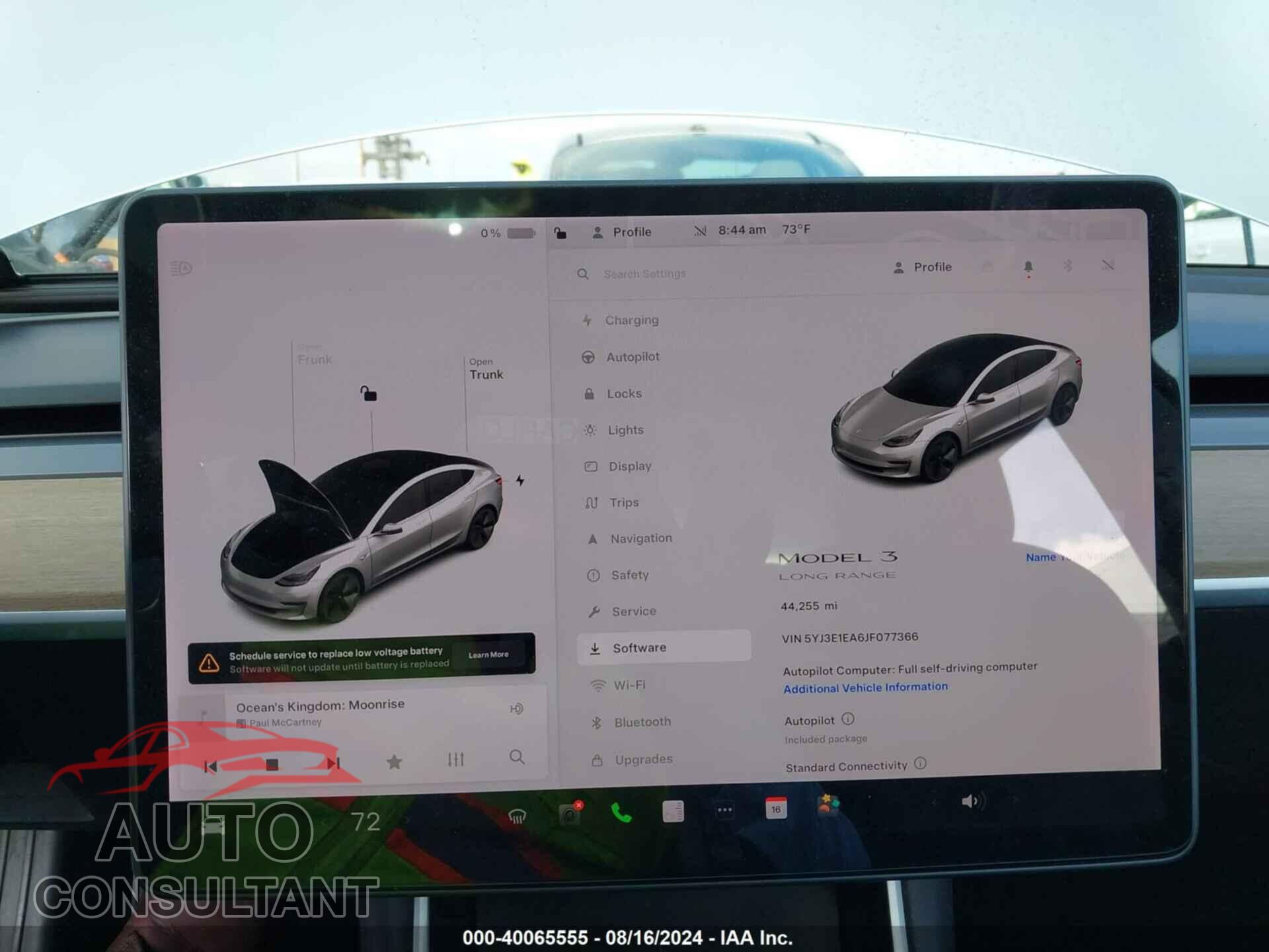 TESLA MODEL 3 2018 - 5YJ3E1EA6JF077366