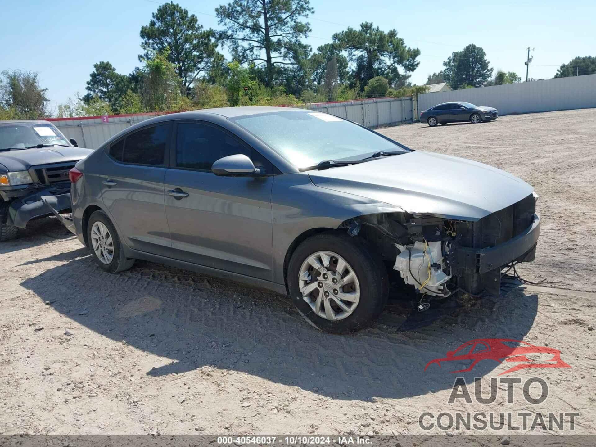 HYUNDAI ELANTRA 2017 - KMHD74LF9HU113238
