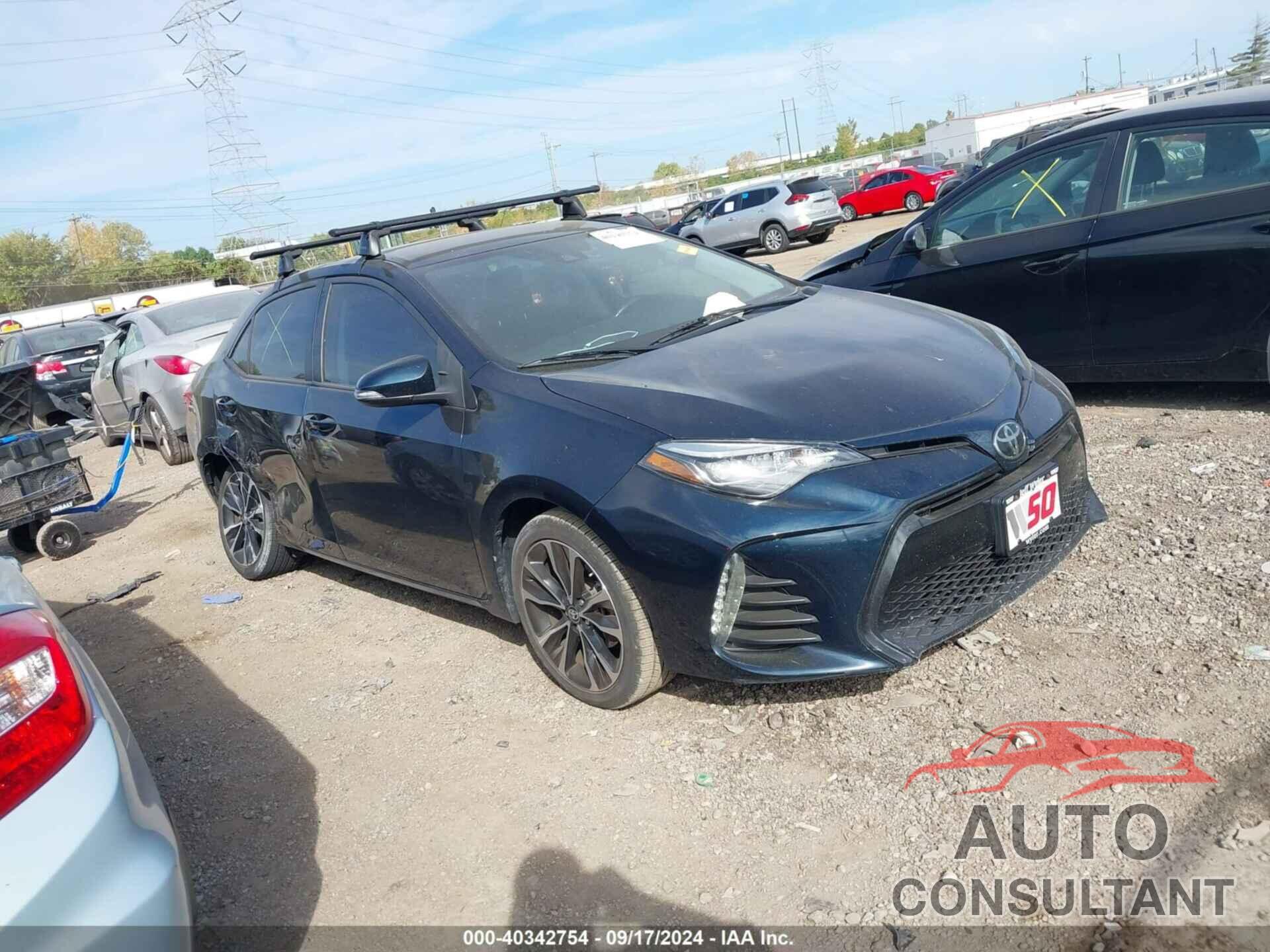 TOYOTA COROLLA 2019 - 2T1BURHE9KC192769