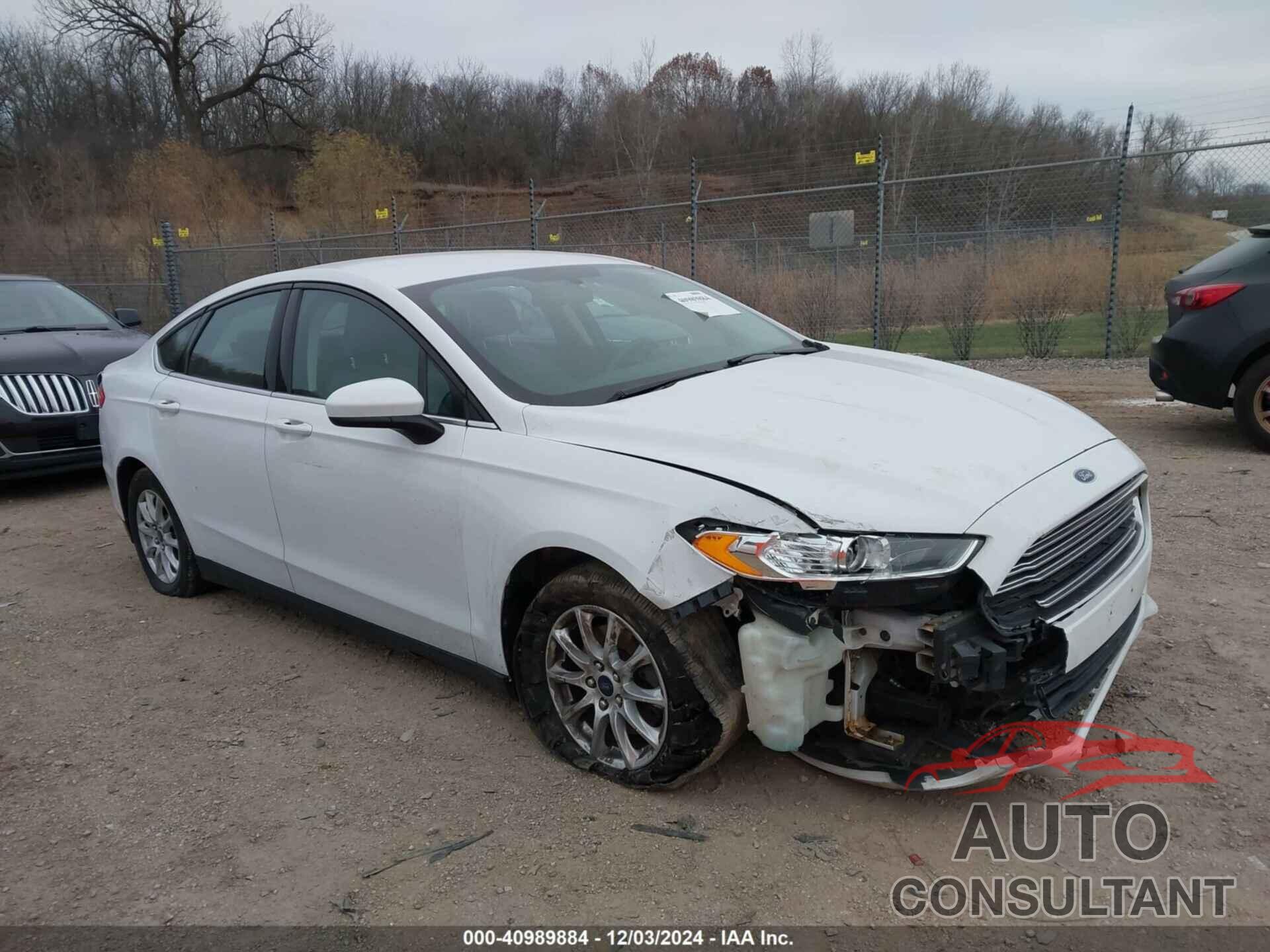 FORD FUSION 2016 - 3FA6P0G76GR387887