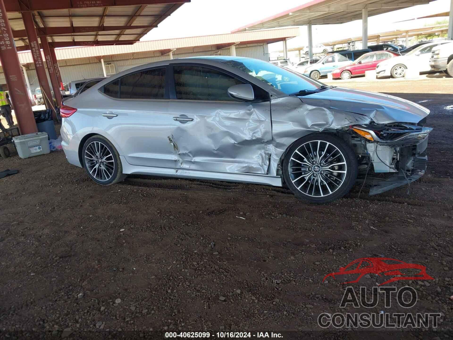 HYUNDAI ELANTRA 2018 - KMHD04LBXJU704721