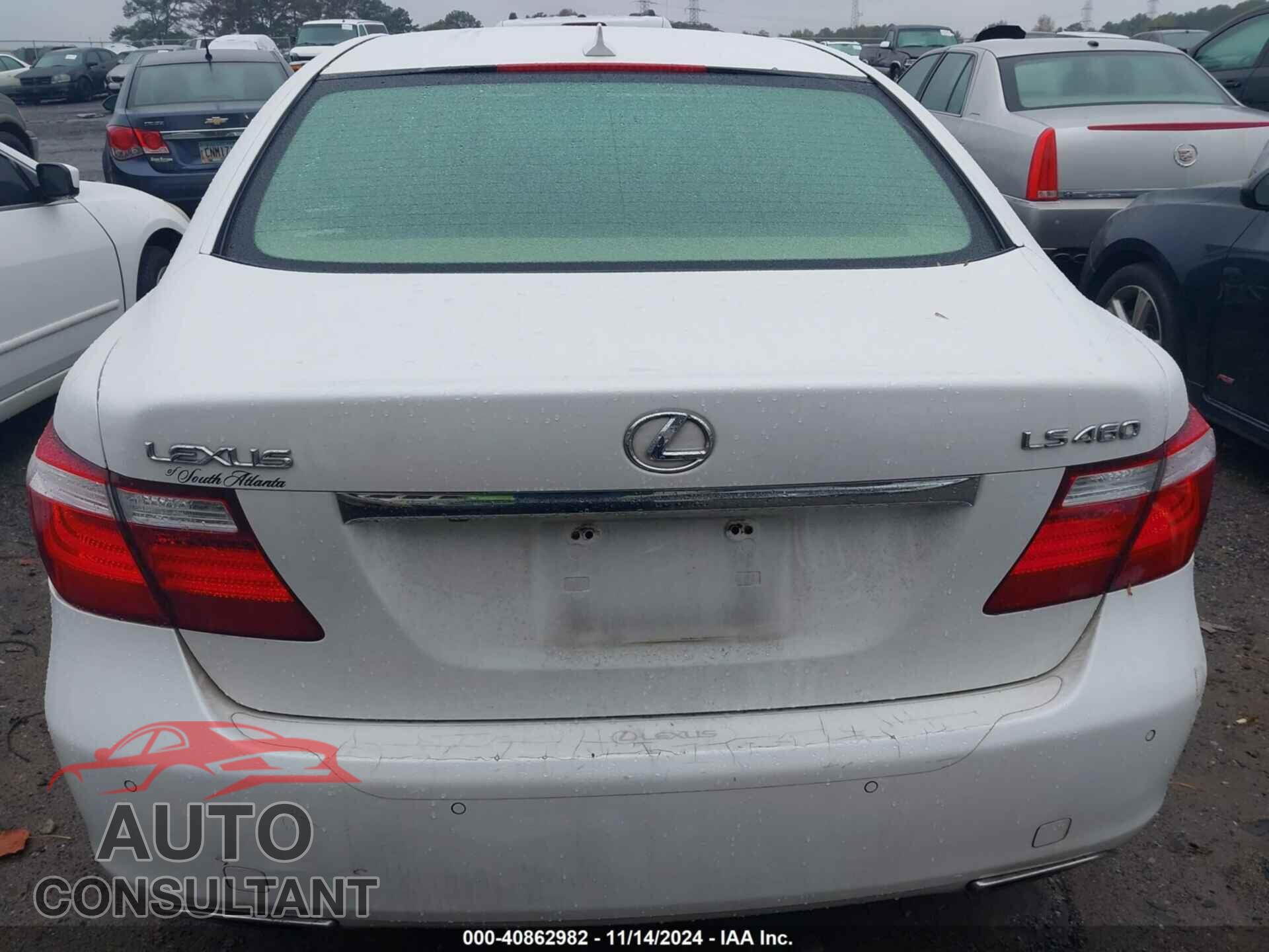 LEXUS LS 460 2009 - JTHBL46F495090237