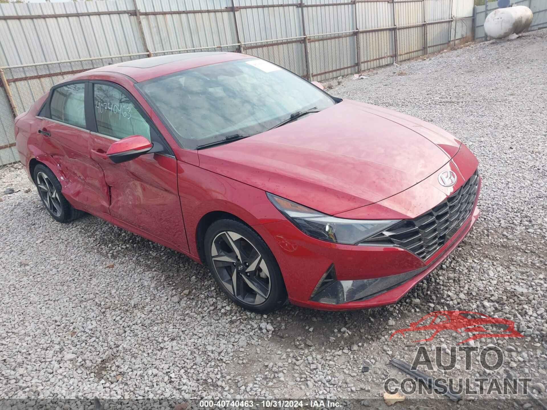 HYUNDAI ELANTRA 2022 - KMHLN4AG7NU348486