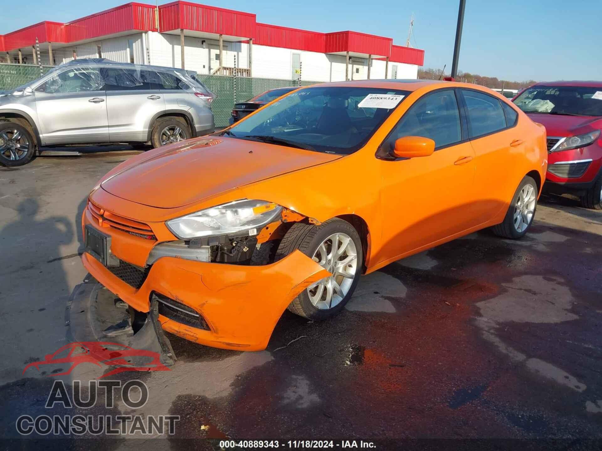 DODGE DART 2013 - 1C3CDFBA6DD331453
