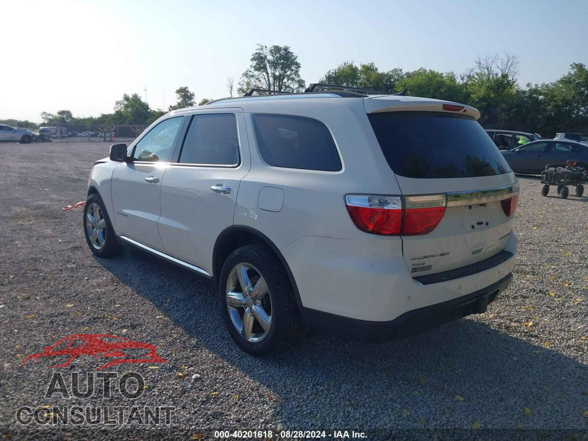 DODGE DURANGO 2012 - 1C4RDJEGXCC322462