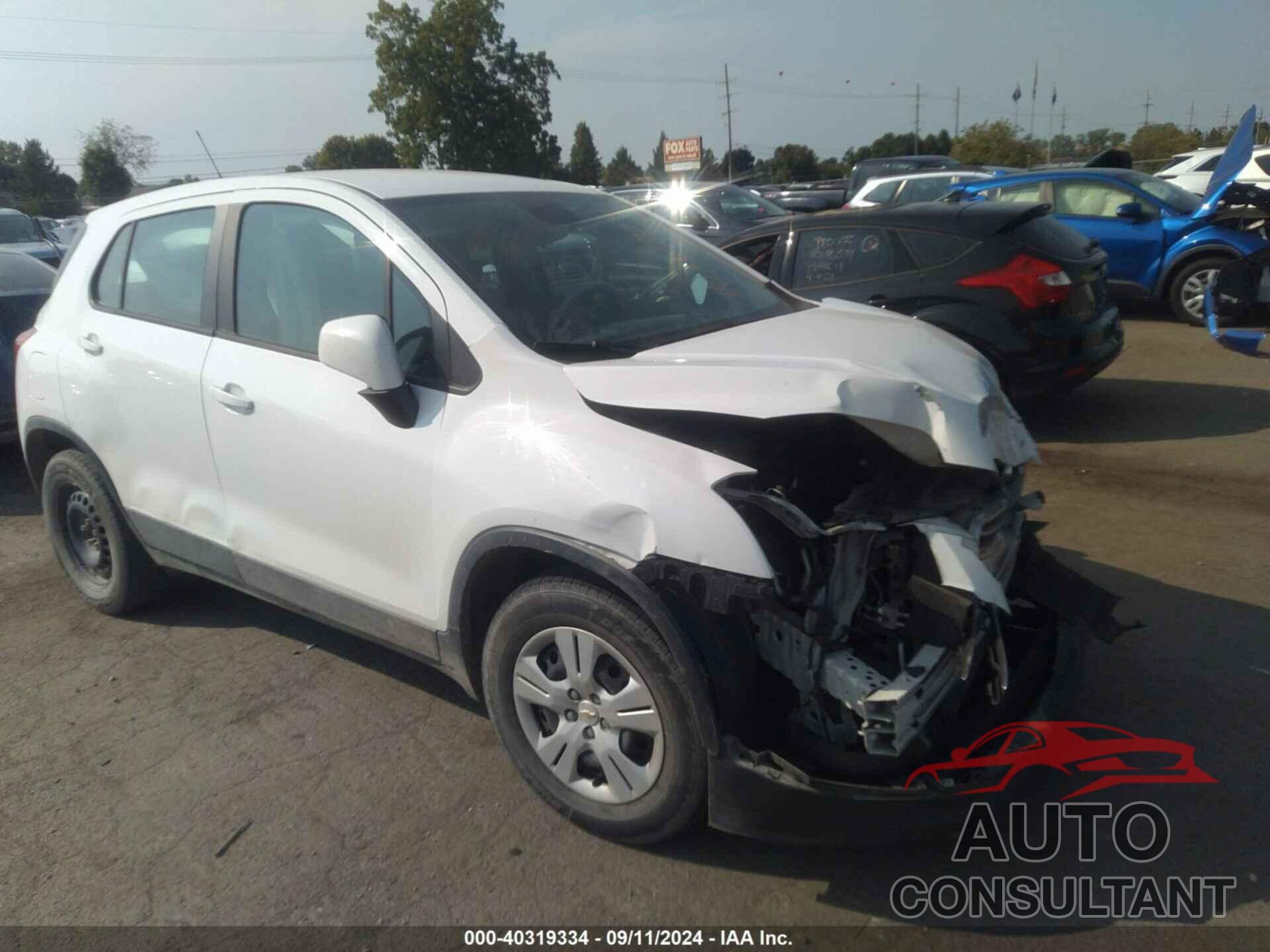 CHEVROLET TRAX 2016 - KL7CJKSB6GB519859