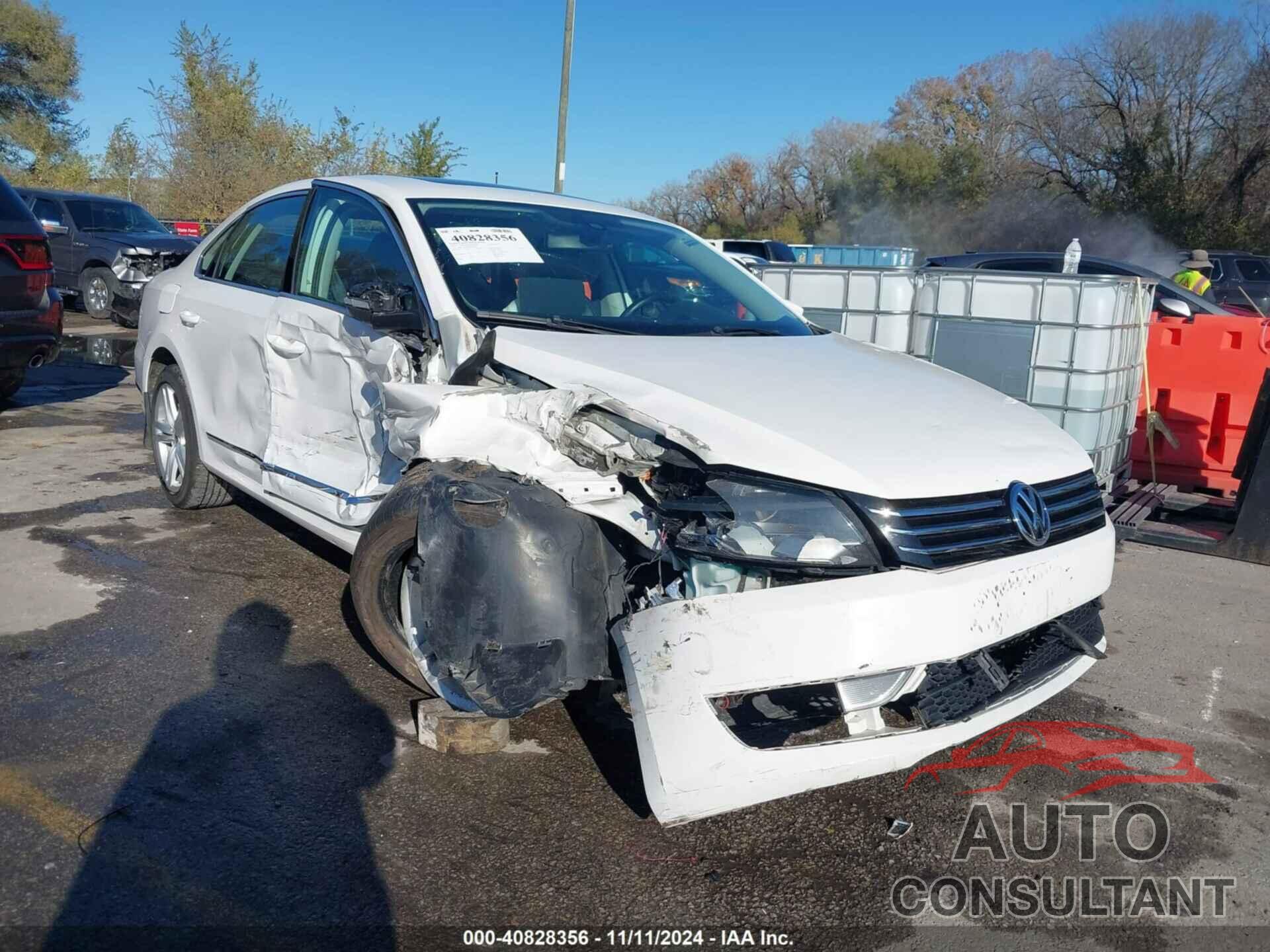 VOLKSWAGEN PASSAT 2013 - 1VWCN7A38DC036164