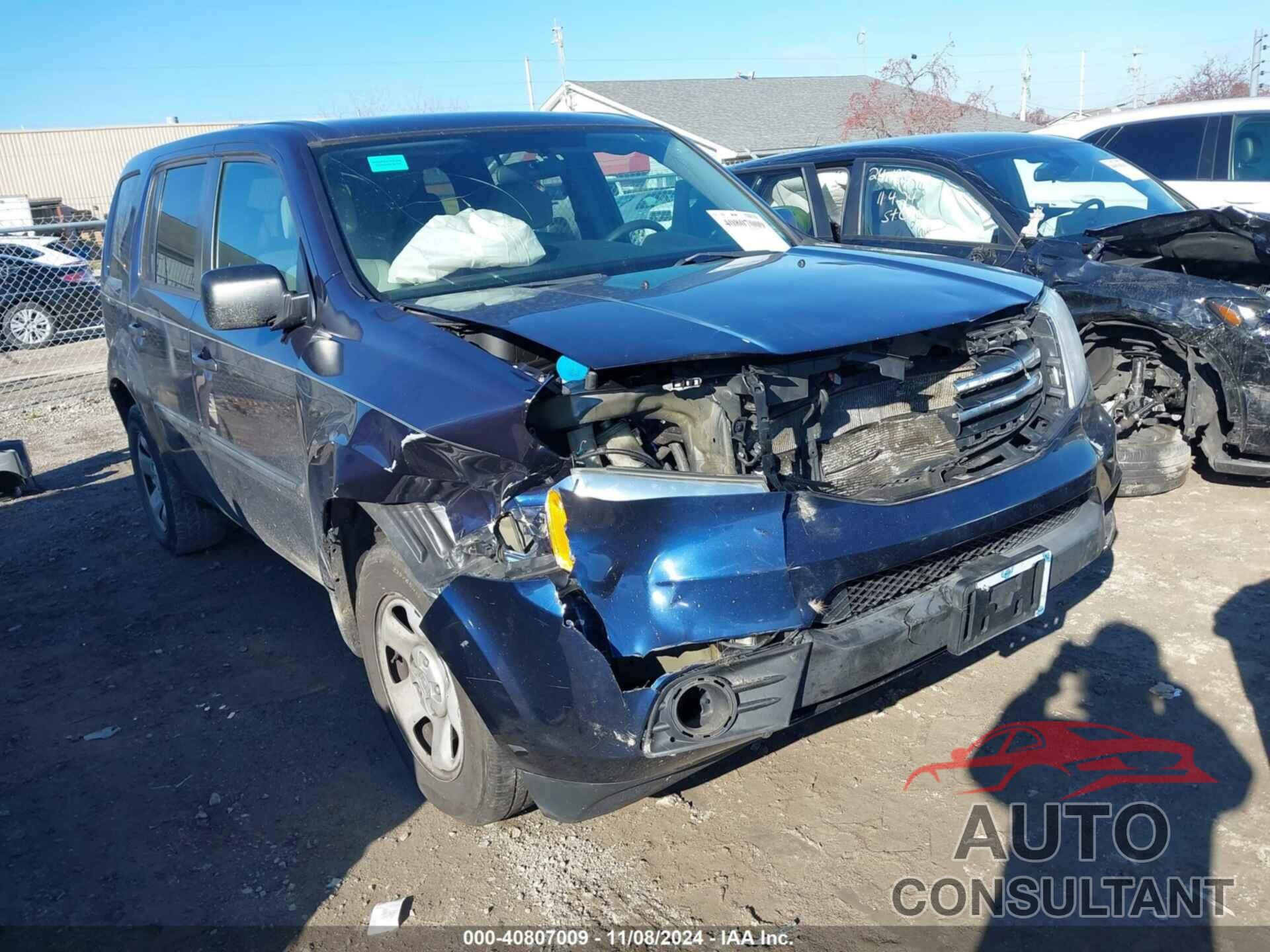 HONDA PILOT 2014 - 5FNYF4H22EB031631