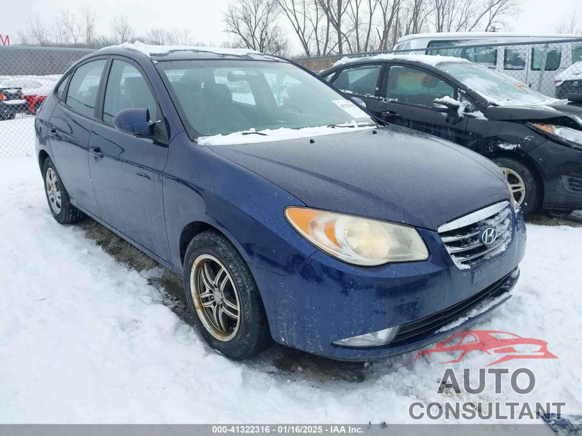 HYUNDAI ELANTRA 2010 - KMHDU4AD3AU079118
