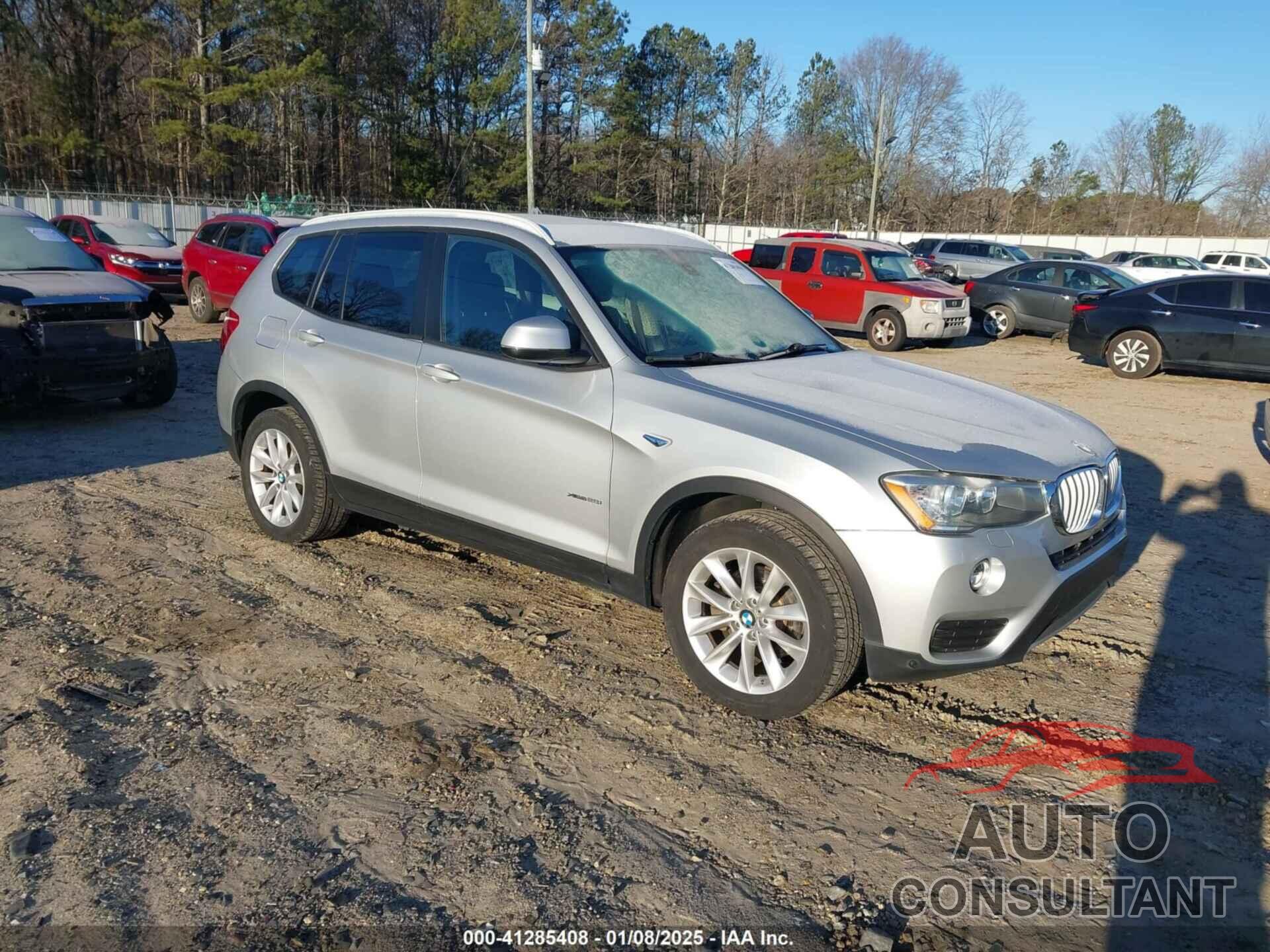 BMW X3 2016 - 5UXWX9C54G0D85401