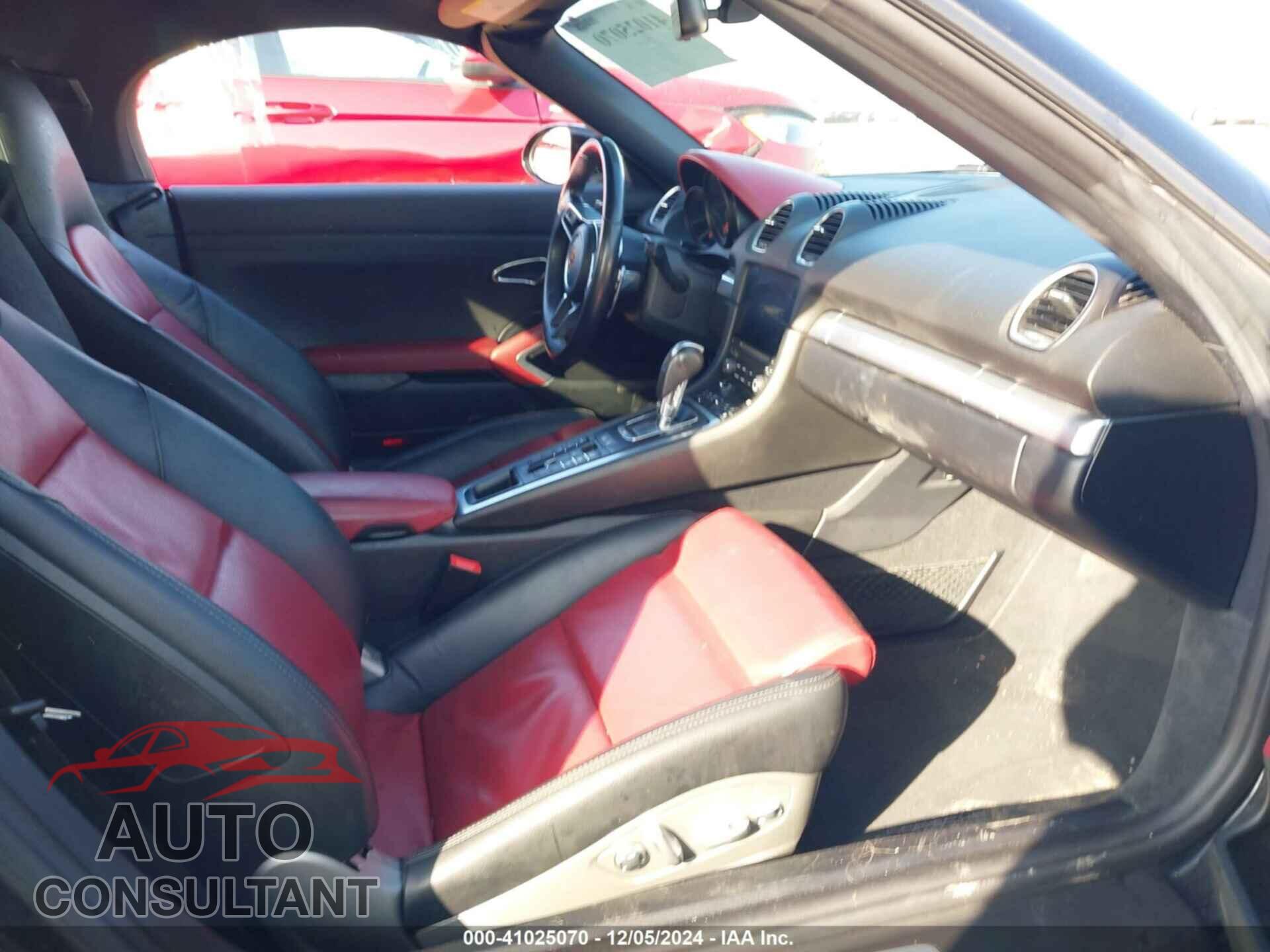 PORSCHE 718 BOXSTER 2017 - WP0CA2A83HS220176