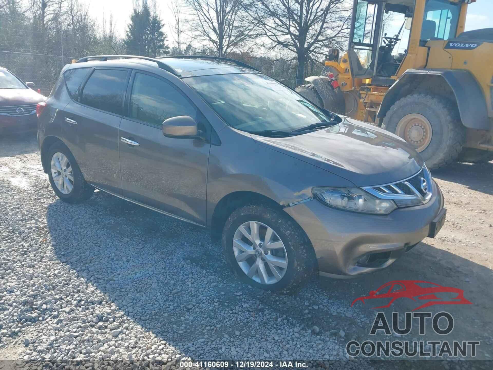 NISSAN MURANO 2012 - JN8AZ1MU6CW117830