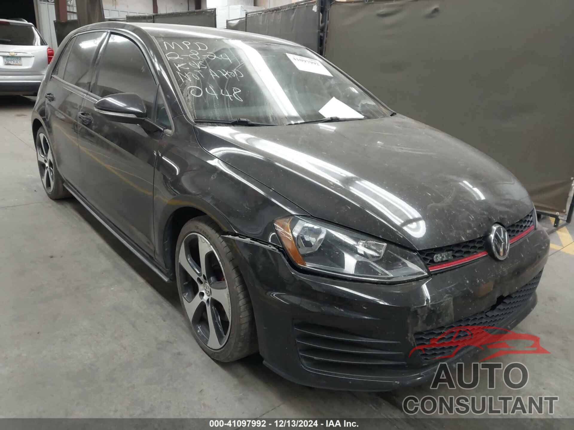 VOLKSWAGEN GOLF GTI 2017 - 3VW5T7AU2HM000448