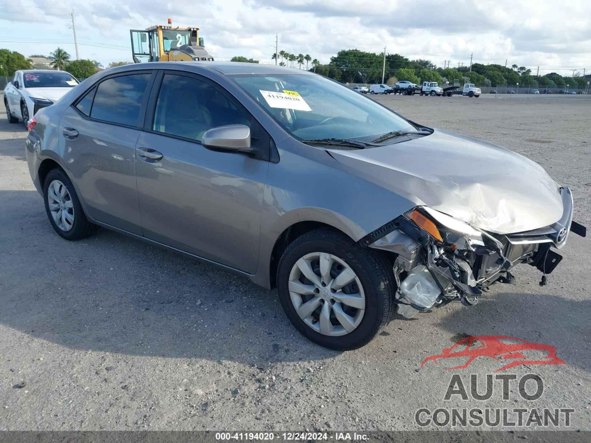 TOYOTA COROLLA 2016 - 2T1BURHE9GC646400