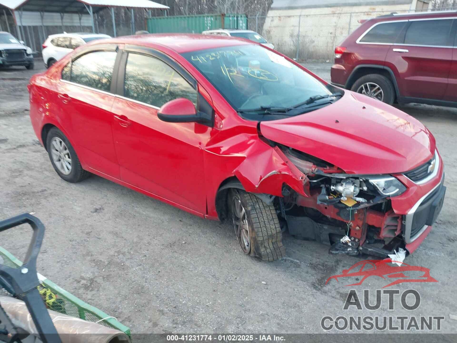 CHEVROLET SONIC 2017 - 1G1JD5SH3H4118694