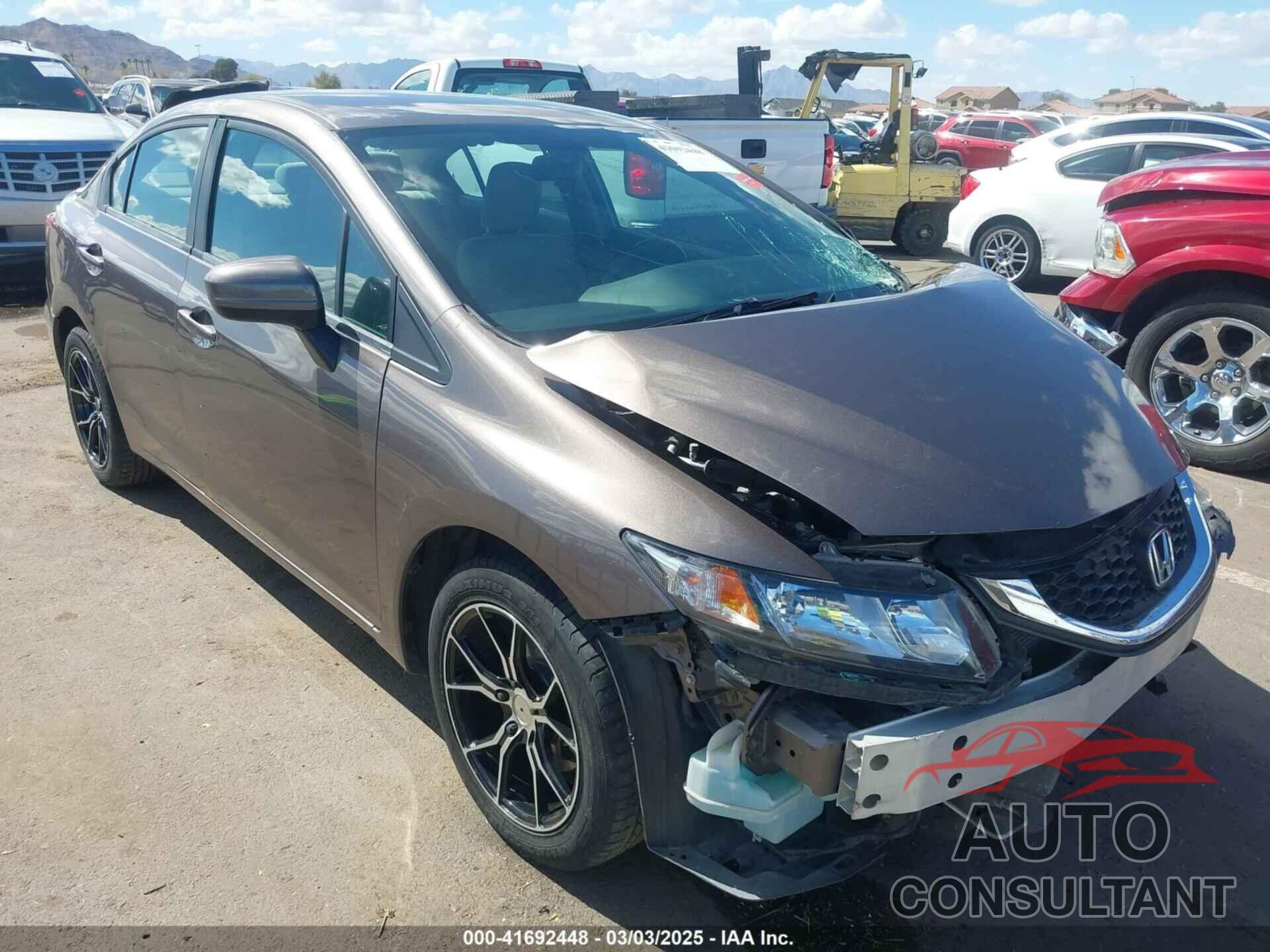 HONDA CIVIC 2015 - 19XFB2F57FE297786