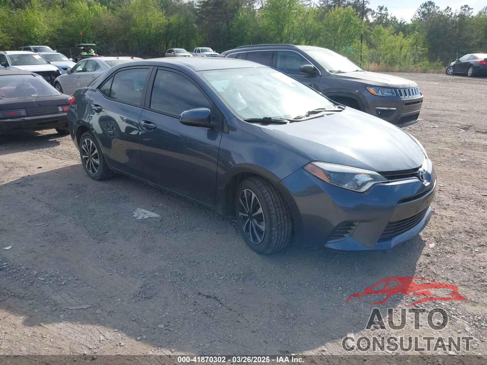 TOYOTA COROLLA 2016 - 2T1BURHE4GC634901