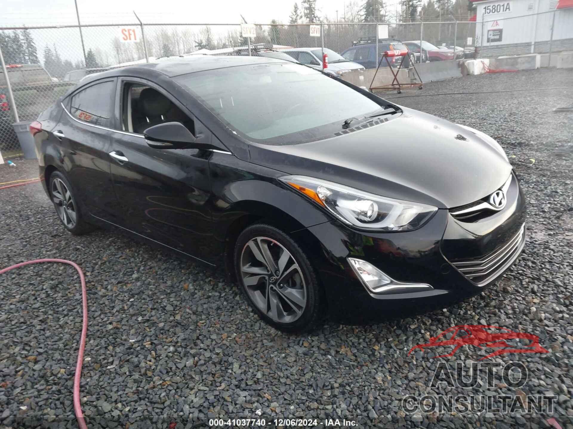 HYUNDAI ELANTRA 2014 - KMHDH4AE0EU166476