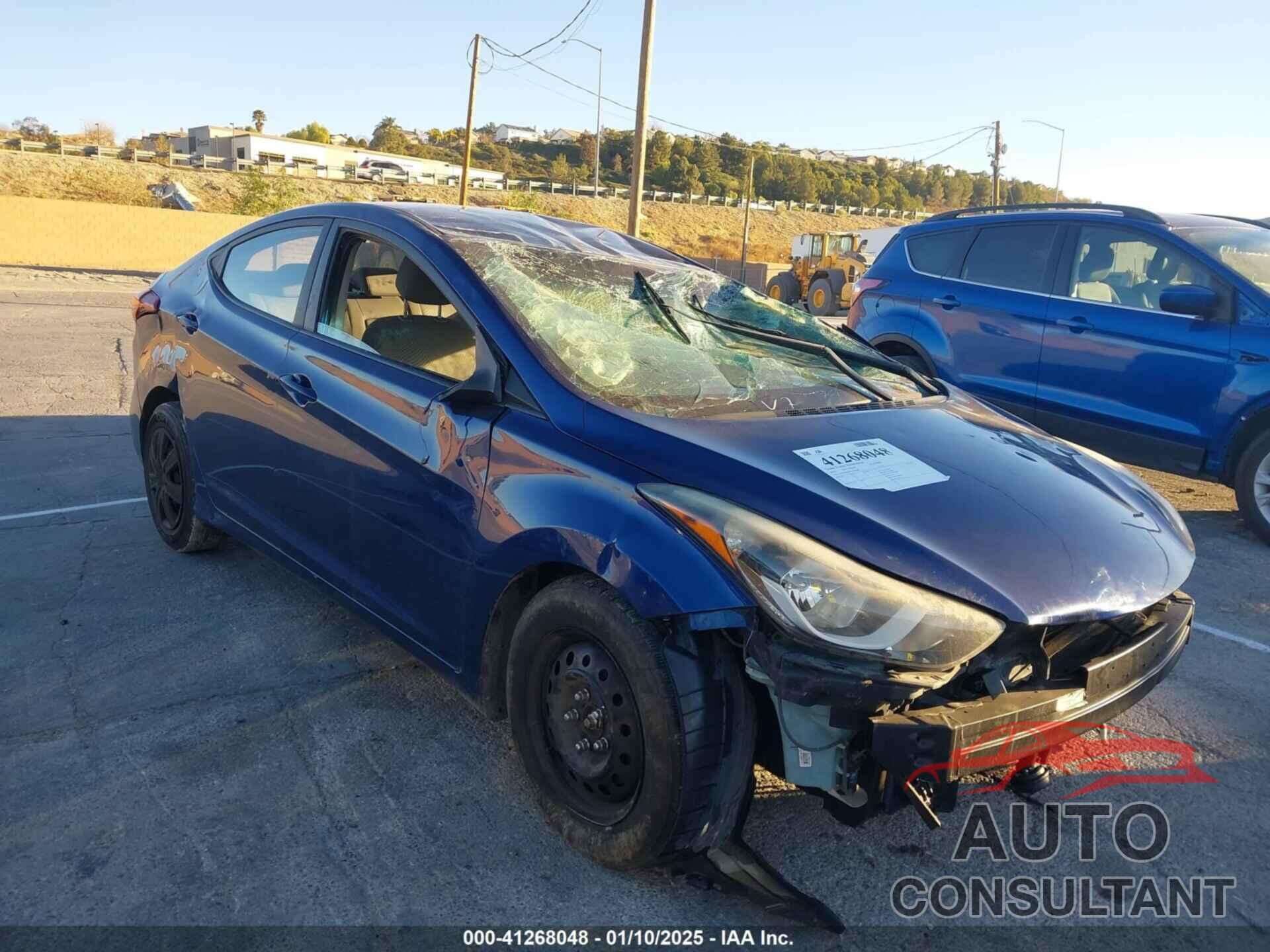 HYUNDAI ELANTRA 2016 - 5NPDH4AE8GH696485