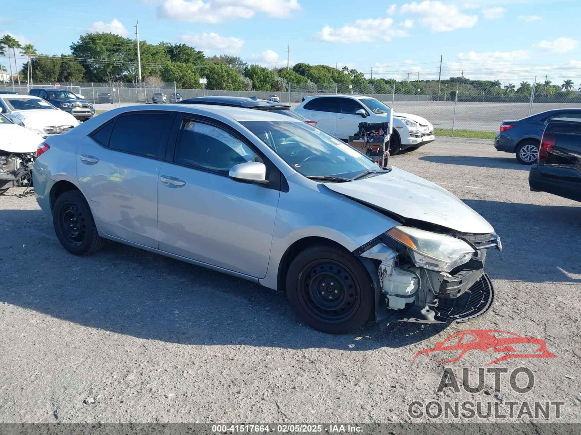 TOYOTA COROLLA 2016 - 2T1BURHEXGC583923
