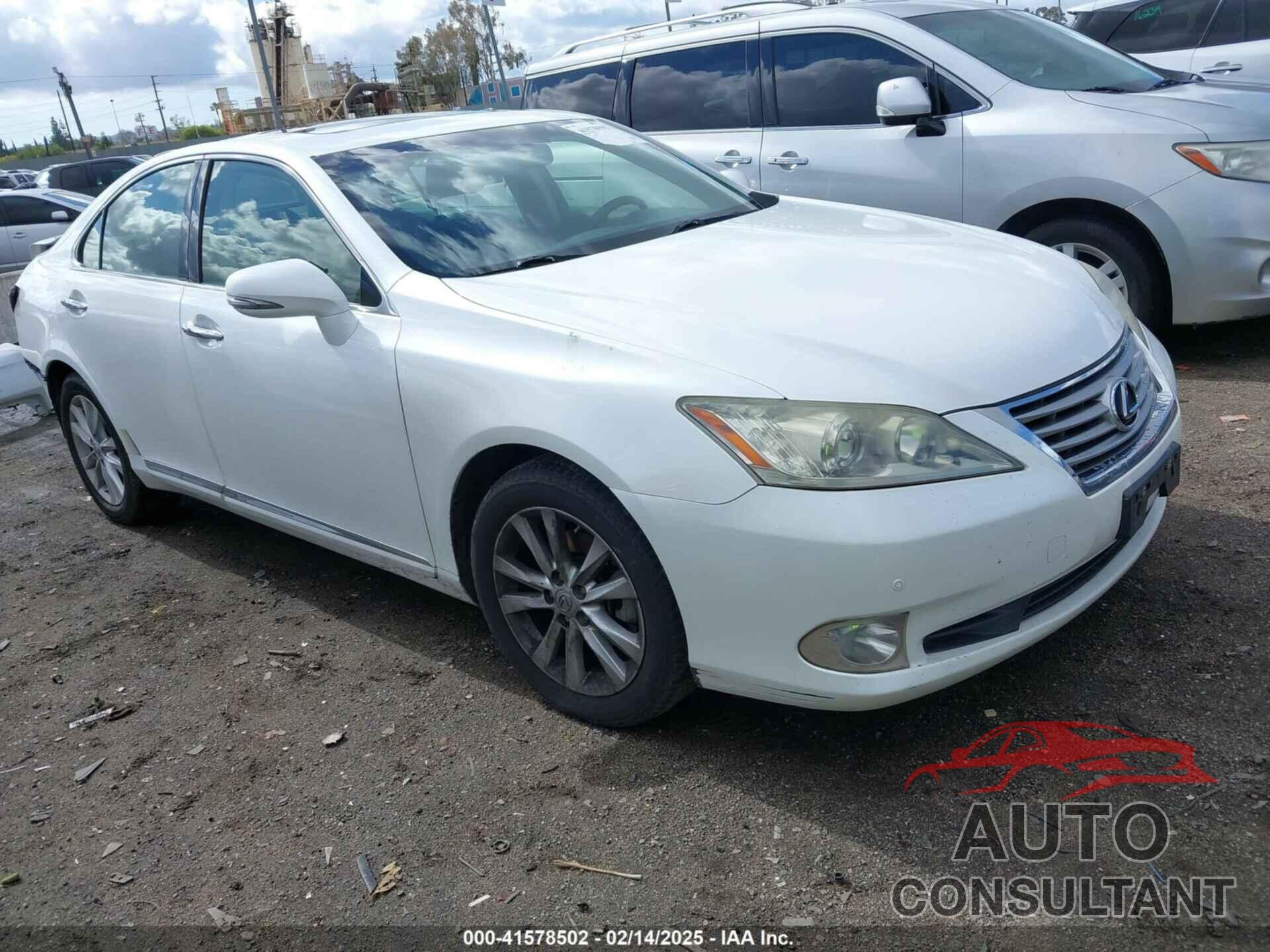 LEXUS ES 350 2012 - JTHBK1EG4C2502127