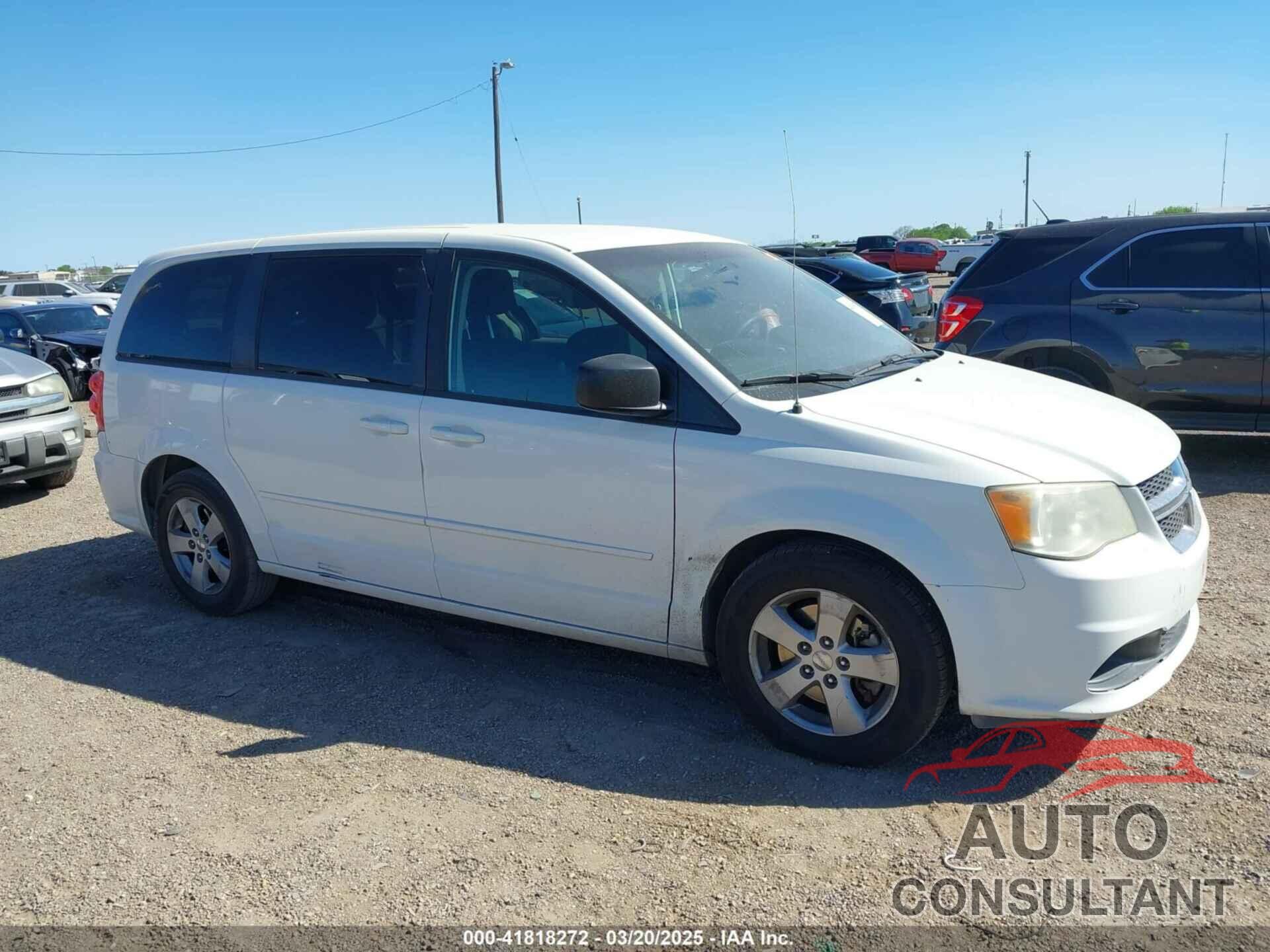DODGE GRAND CARAVAN 2013 - 2C4RDGBG3DR702730