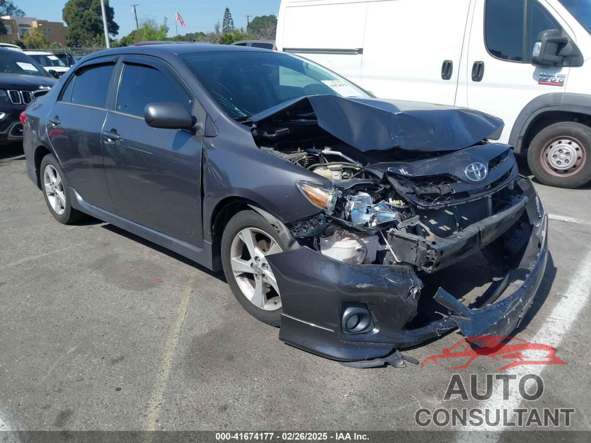 TOYOTA COROLLA 2013 - 5YFBU4EE6DP208727