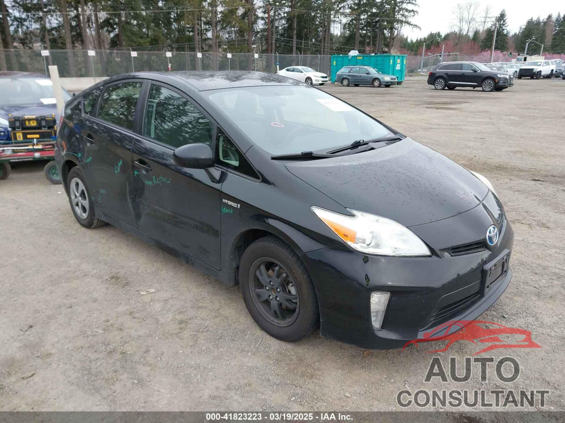 TOYOTA PRIUS 2012 - JTDKN3DU8C5407855