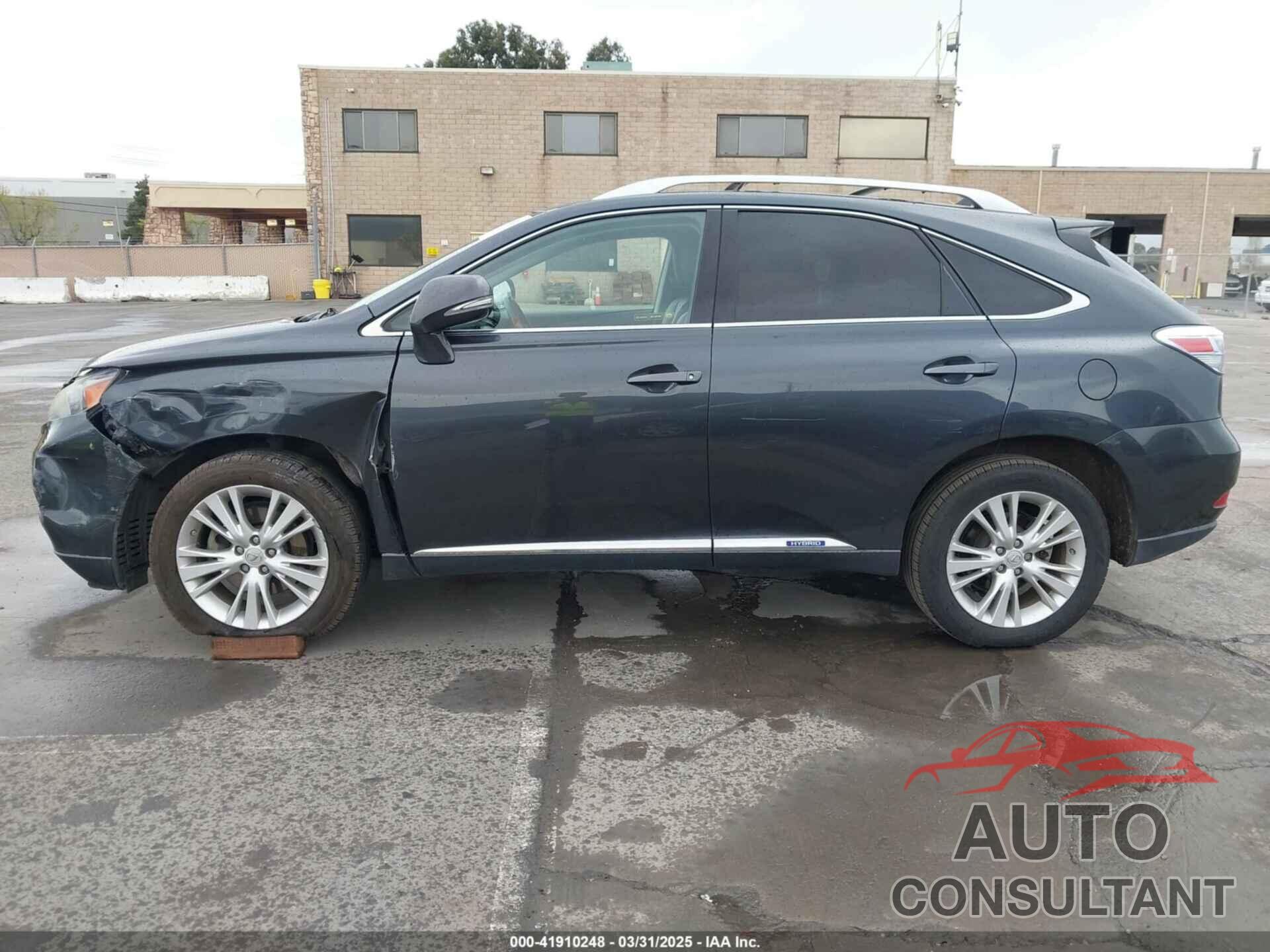 LEXUS RX 450H 2010 - JTJBC1BA7A2415024